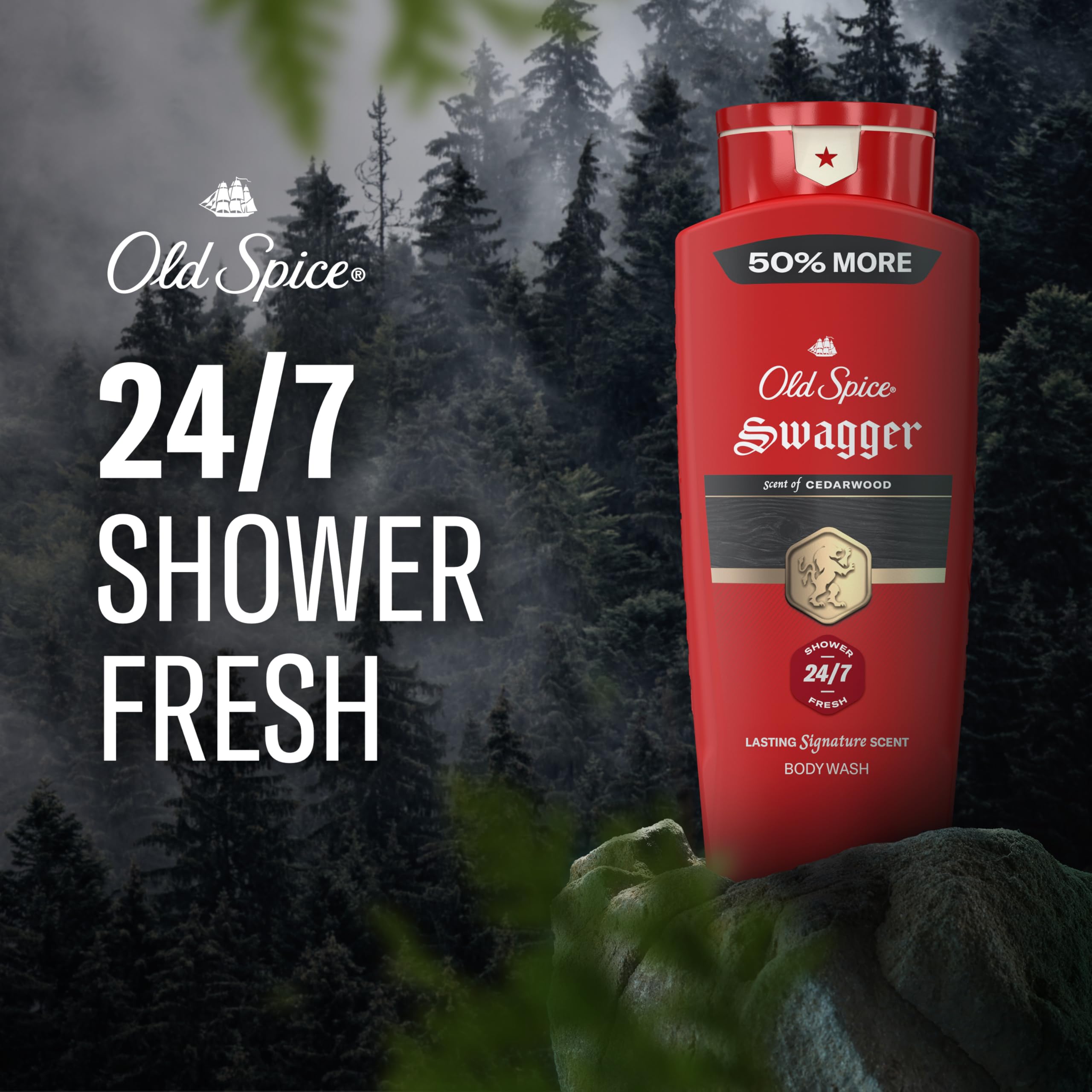 Old Spice Refreshing Body Wash for Men 3X Defense 24 7 - Old Spice Official Imagery - 4