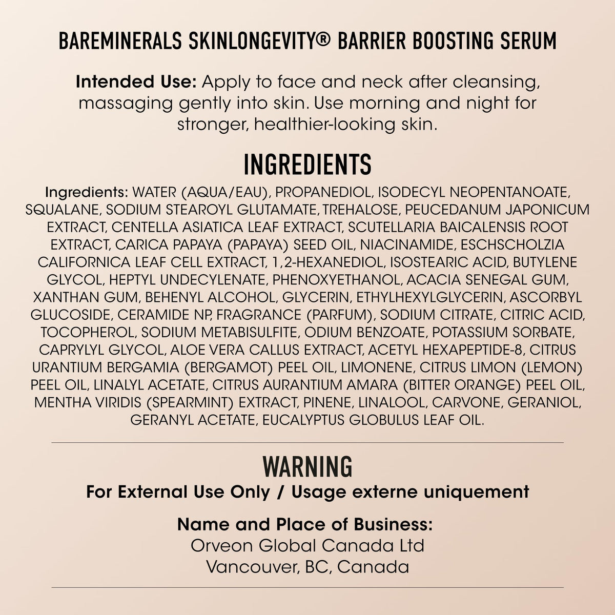 bareMinerals SKINLONGEVITY Barrier Boosting Serum 3 4 oz - Premium Selection Official Imagery - 3