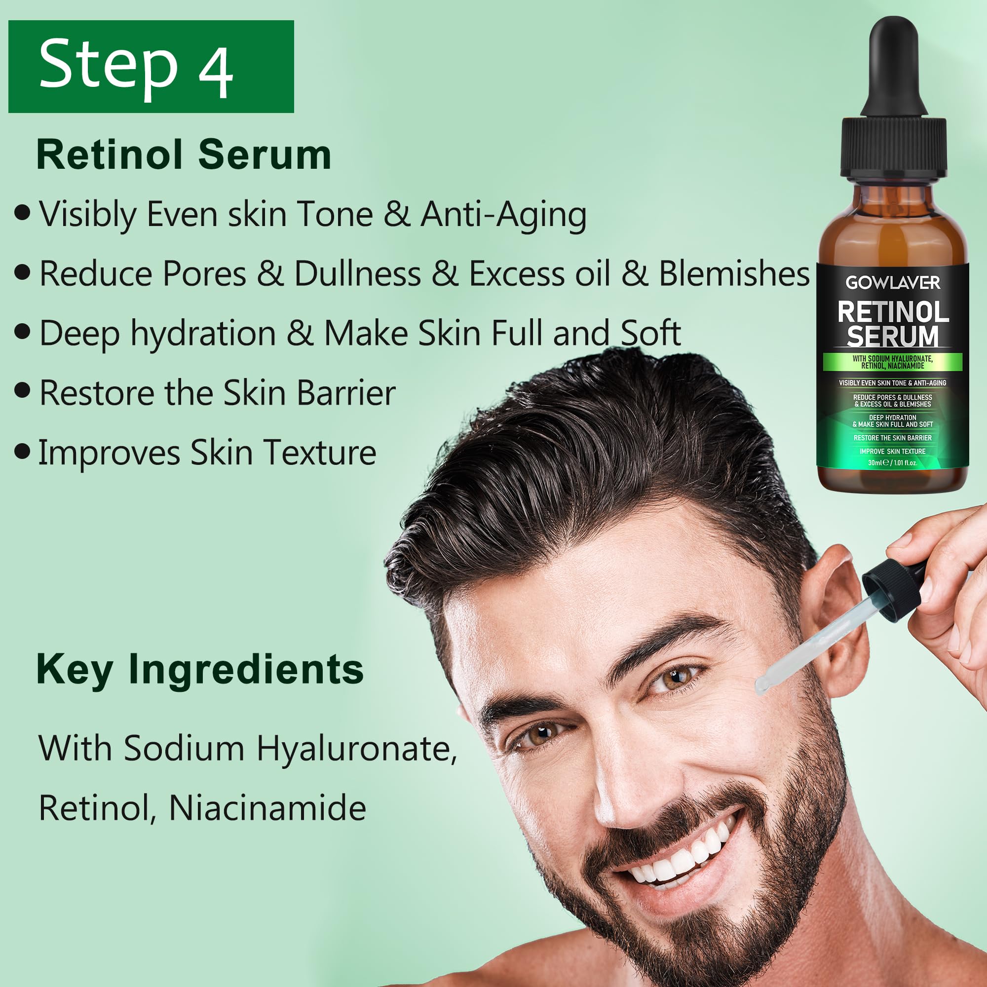 Gifts for Men,Skin Care for Men,Hydrating &amp; Moisturizing - GOWLAVER