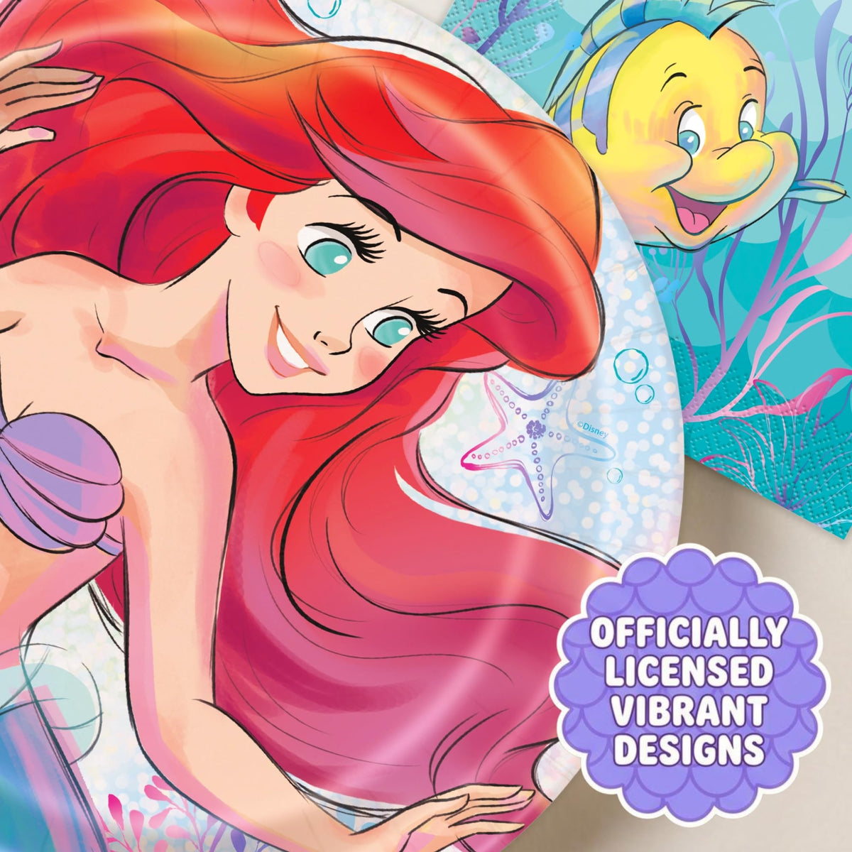 The Little Mermaid Party Decorations - Unique Official Imagery - 7