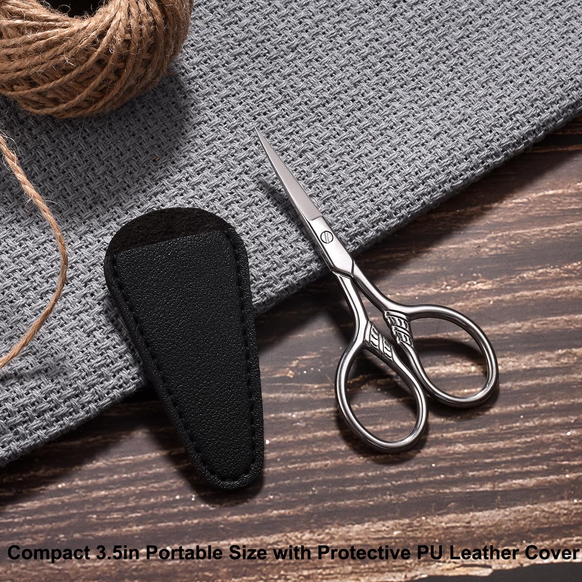Small Precision Scissors 3 5in Beauty Grooming Kit - HITOPTY Official Product Imagery - 3