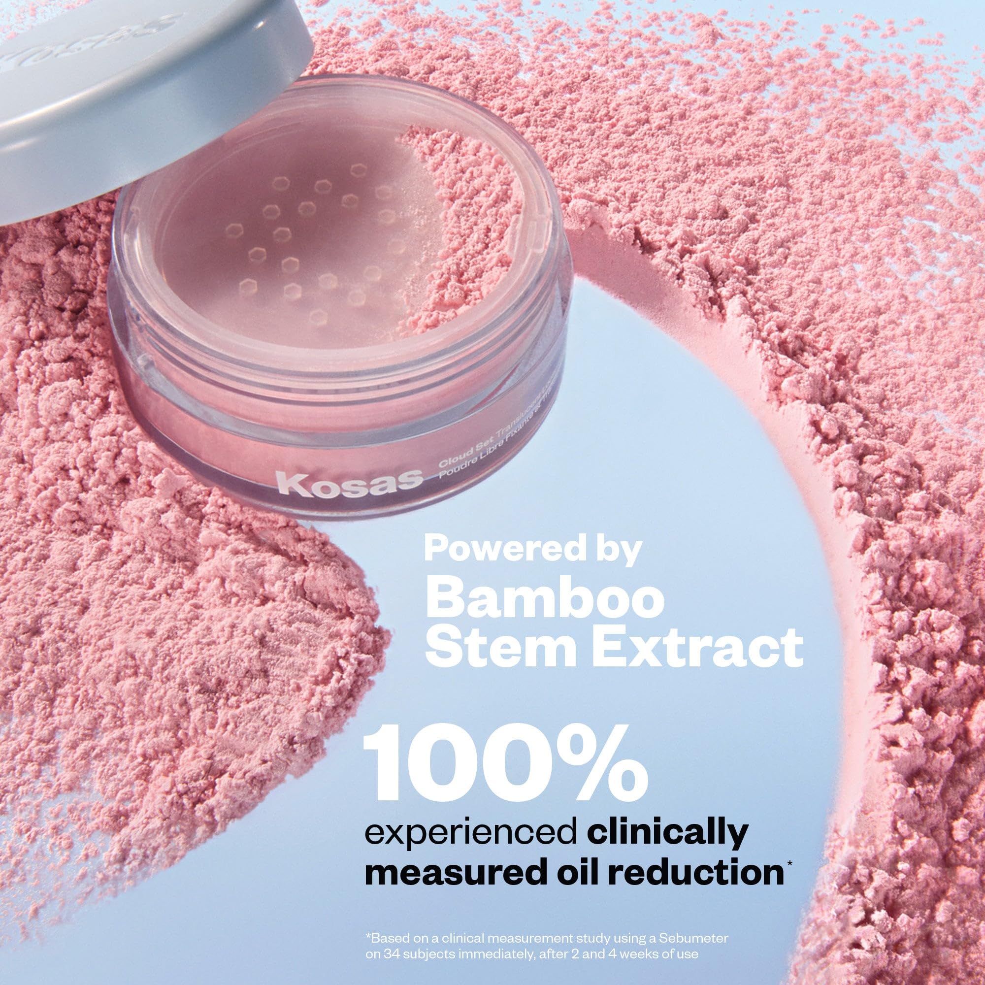 Kosas Cloud Set Talc Free Loose Setting Face Powder Ultra - Kosas Official Imagery - 4