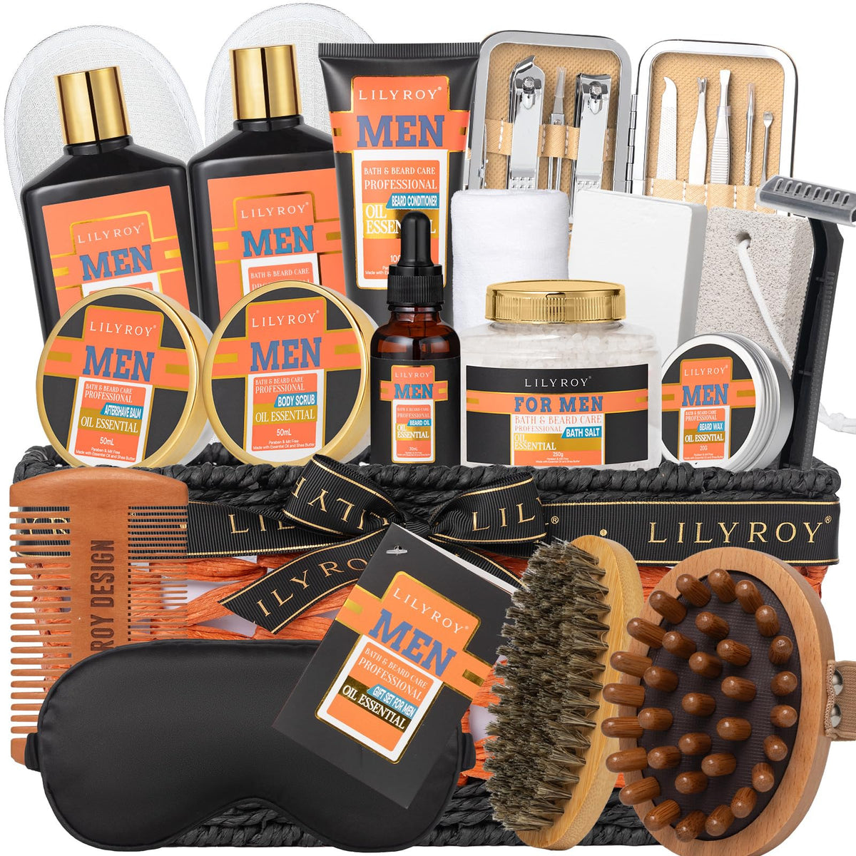 26Pcs Fathers Day Spa Gifts Birthday Gift for Dad Spa Gift - LILY ROY Official Imagery - 2
