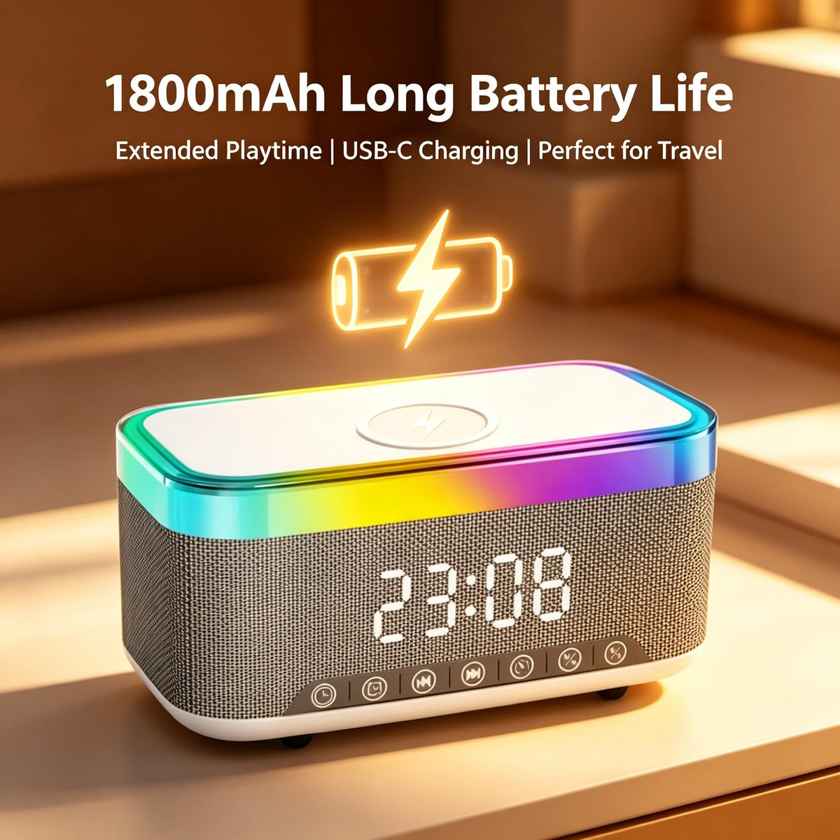 Multifunctional Bluetooth Speaker - YIONGTAF Official Imagery - 6