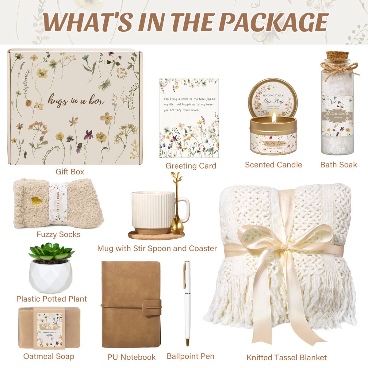 Birthday Gifts for Women Get Well Soon Self Care Package Box - Lepiche Official Imagery - 7
