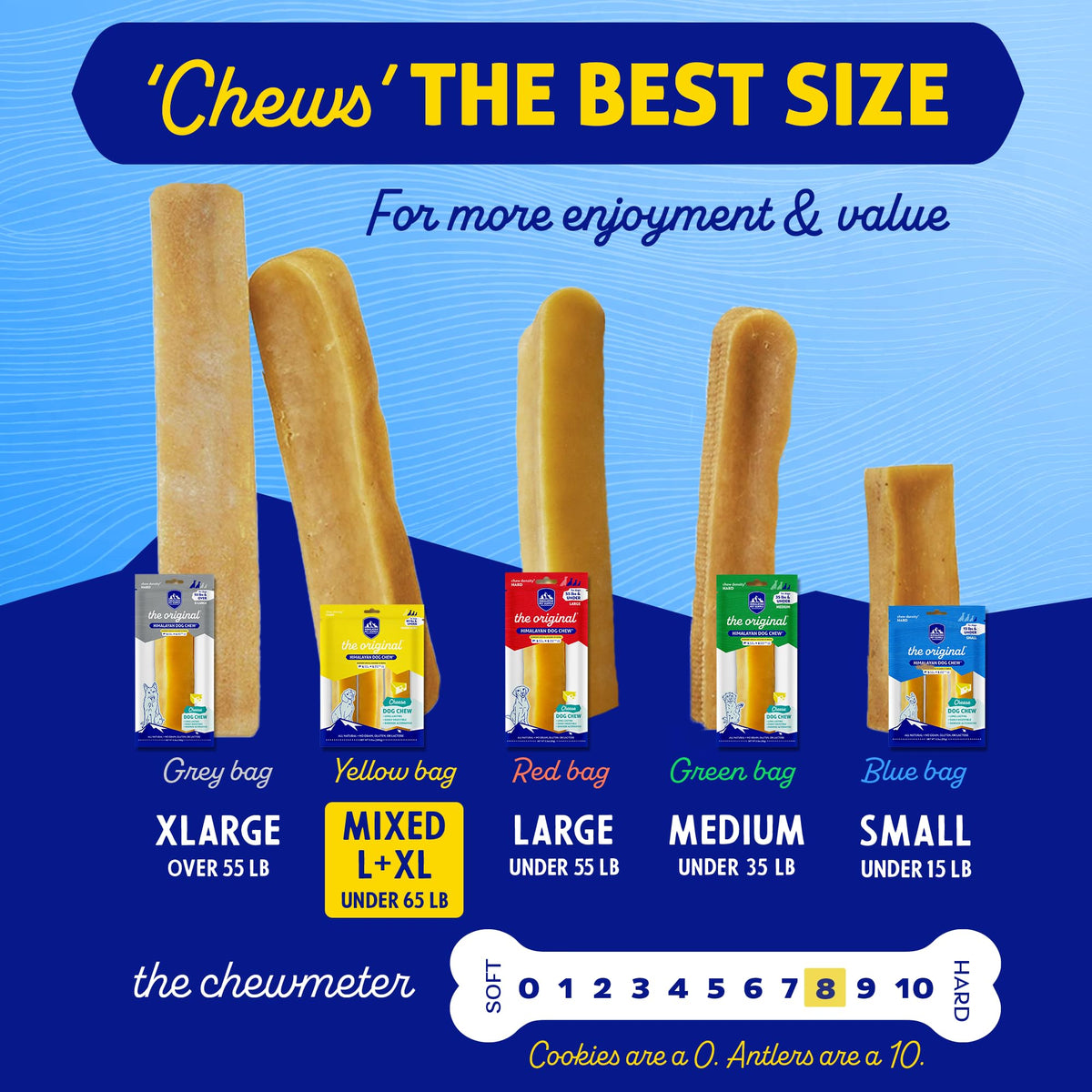 Himalayan Dog Chew The Original Yak Cheese Dog Chews 3 Large - Himalayan Dog Chew Official Imagery - 6