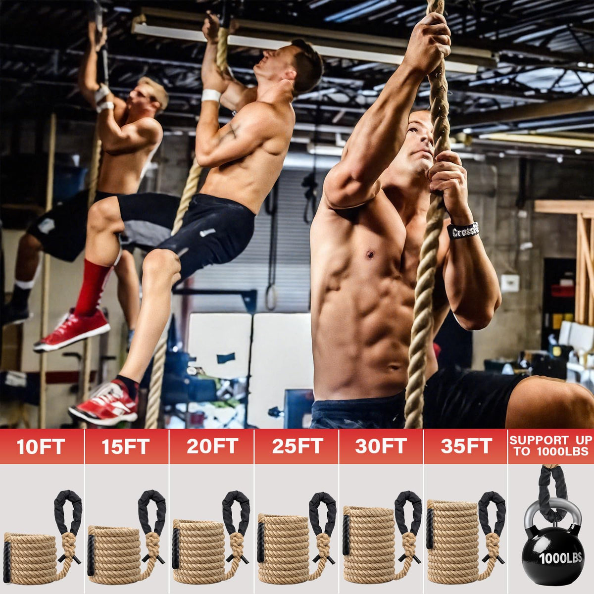 Climbing Rope Gym Workout - Sodlar Official Imagery - 8