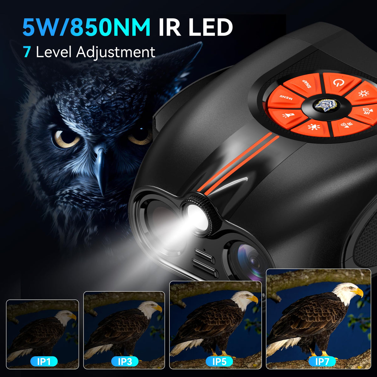 4K Night Vision Goggles for Adults 4 5 IPS Screen Binoculars - BMDSAE Official Imagery - 4