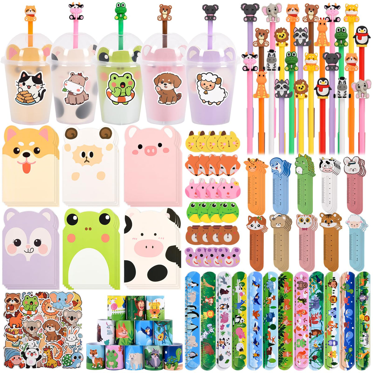 24 Set 244 Pcs Return Gifts for Birthday Party with Cups Gel - Yazetto Official Imagery - 1