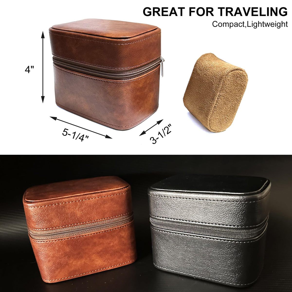 Longjet Watch Travel Case Men and Women with Small Jewelry - LONGJET CRAFTING THE CORE LJ Official Imagery - 3