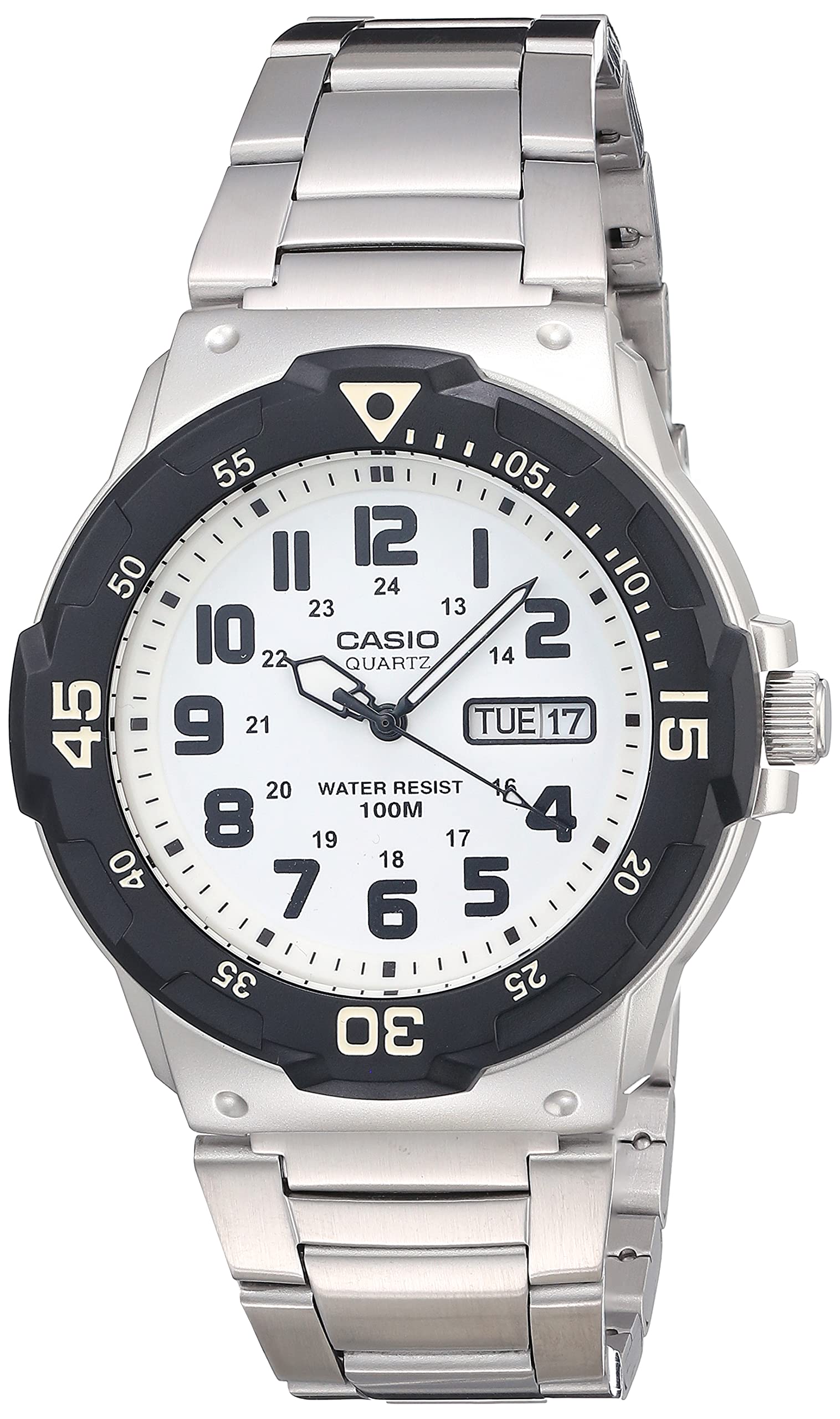 Casio MRW200H Series | Unisex Analog Watch | 100M WR | Stainless Steel - View 2