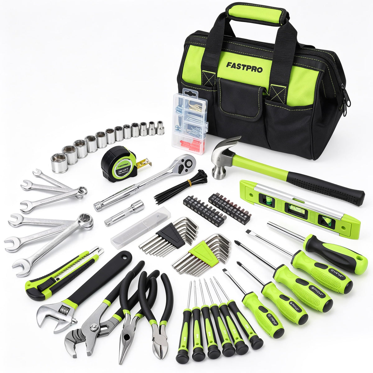FASTPRO 236 Piece Home Repairing Tool Set with Tool Bag - FASTPRO Official Imagery - 2