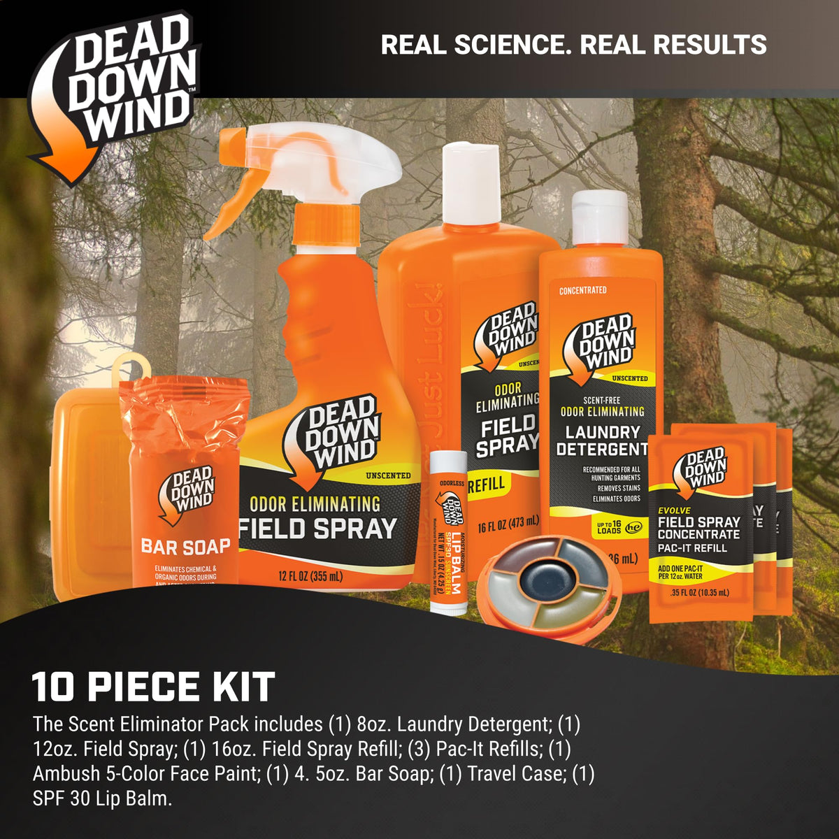 DEAD DOWN WIND Trophy Hunter Scent Eliminator 10 Piece Kit - DEAD DOWN WIND Official Imagery - 5