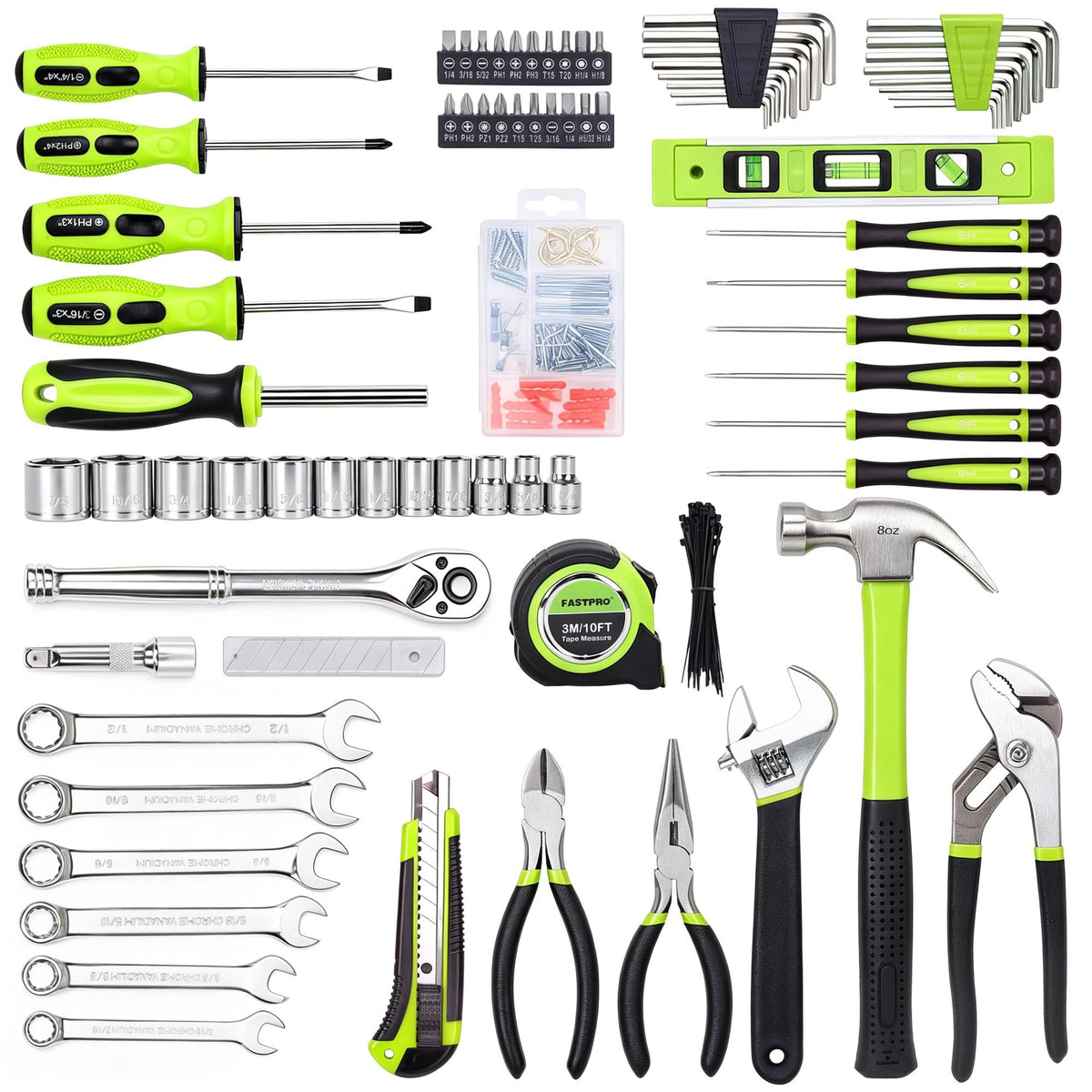 FASTPRO 236 Piece Home Repairing Tool Set with Tool Bag - FASTPRO Official Imagery - 5