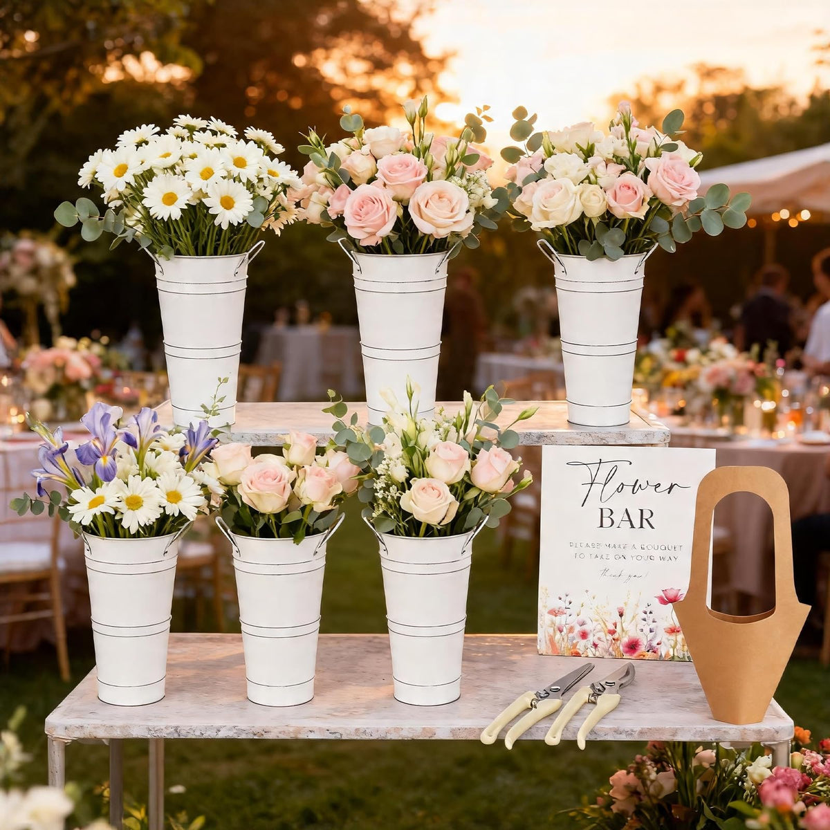 56 Pcs Flower Bar Supplies Kit Bloom Bar Set Includes Iron - SIYOMG Official Imagery - 5