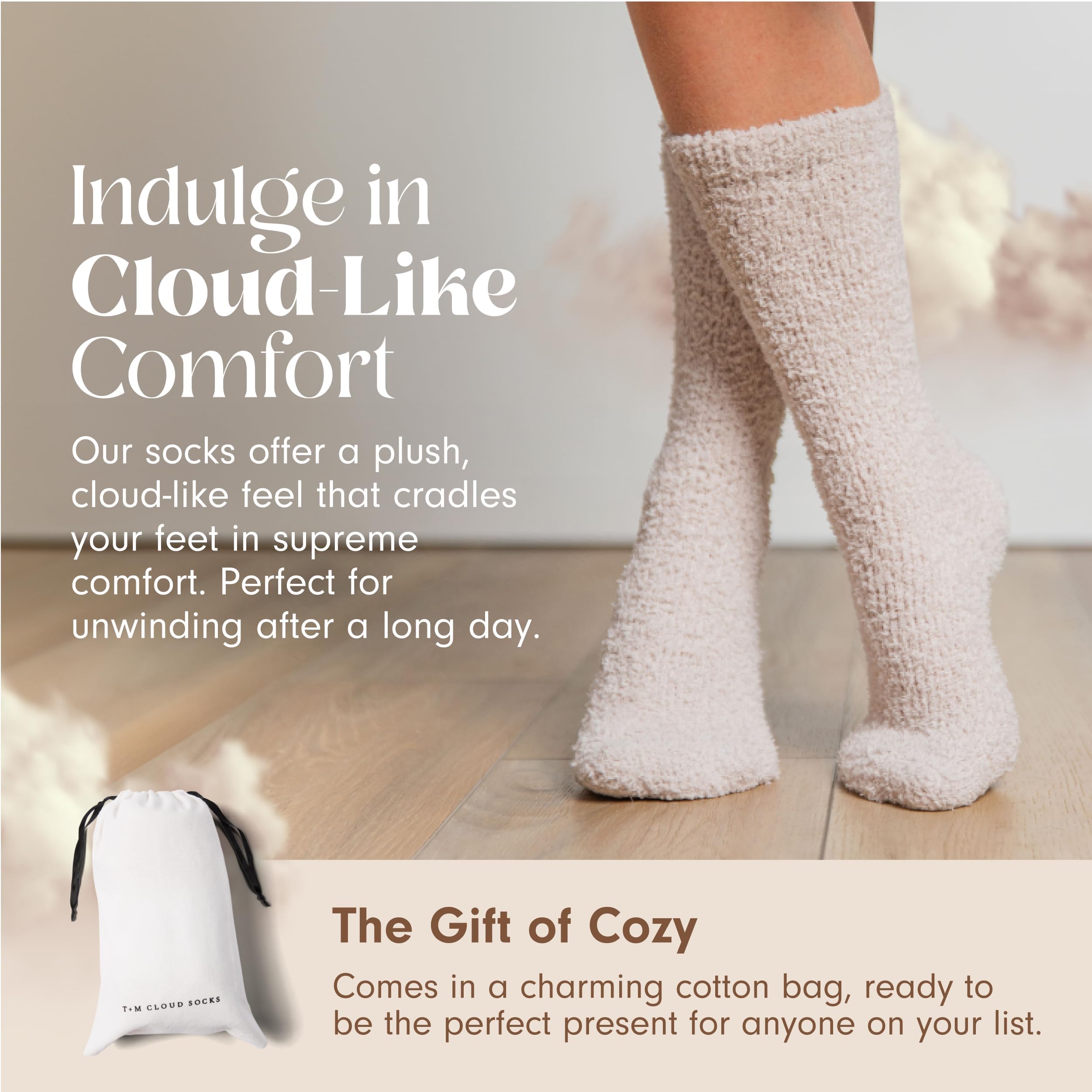 Unboxme Gifts Warm & Cozy Ultra-Luxe Cloud Sock, Gift for Women & Men - View 2