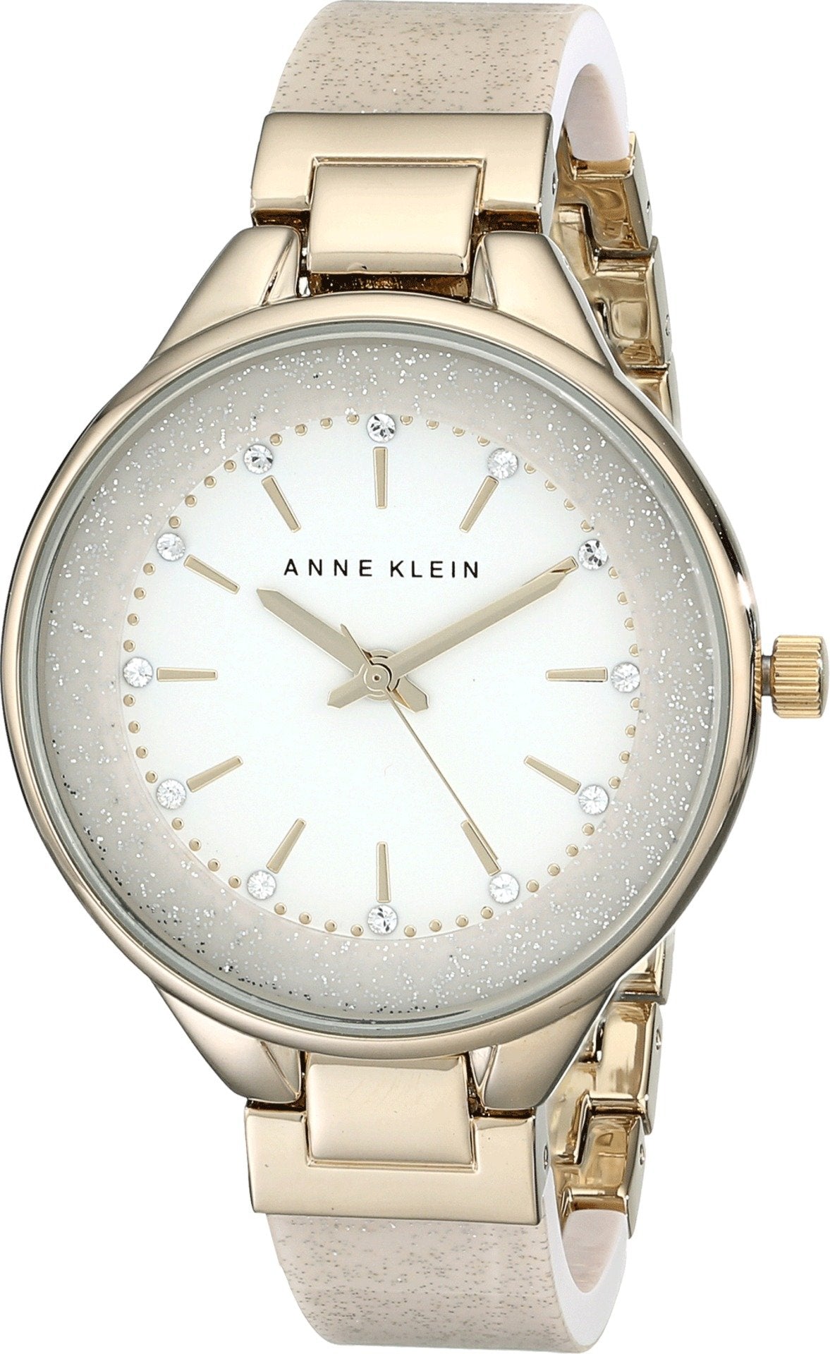 Anne Klein Women s Premium Crystal Accented Resin Bangle - Anne Klein Official Imagery - 4