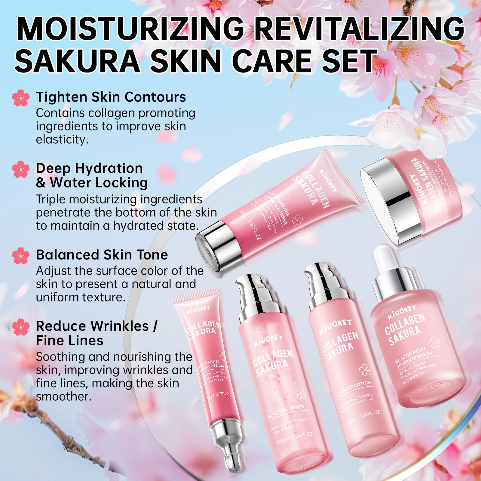 Sakura Skin Care Set - KIUORET