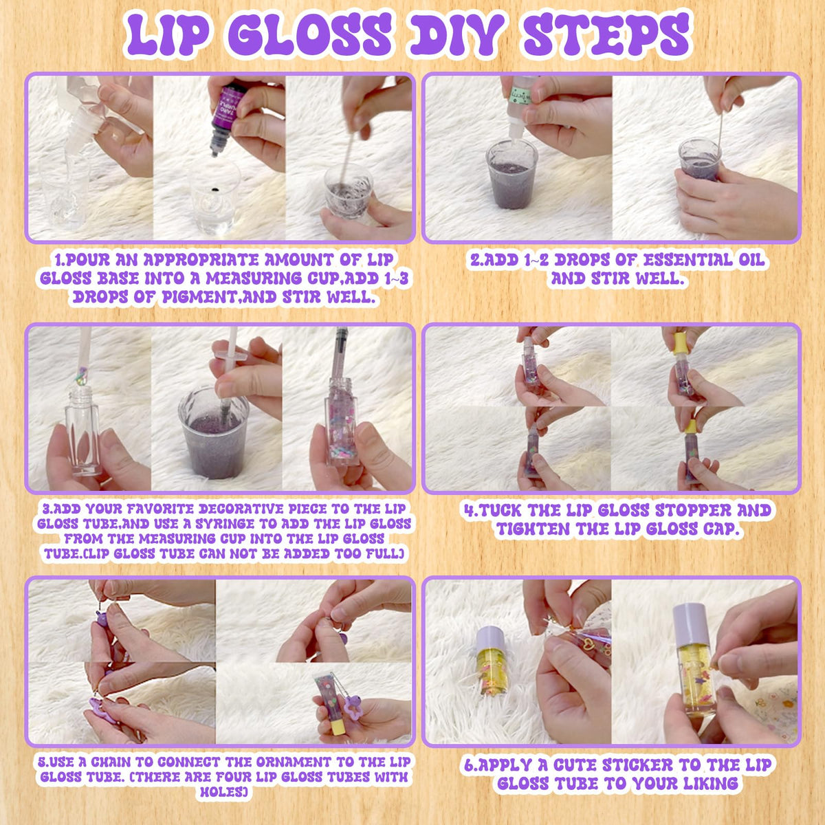 Dewiitine Lip Gloss Making Kit DIY Lip Gloss Base to Make - Dewiitine Official Imagery - 6