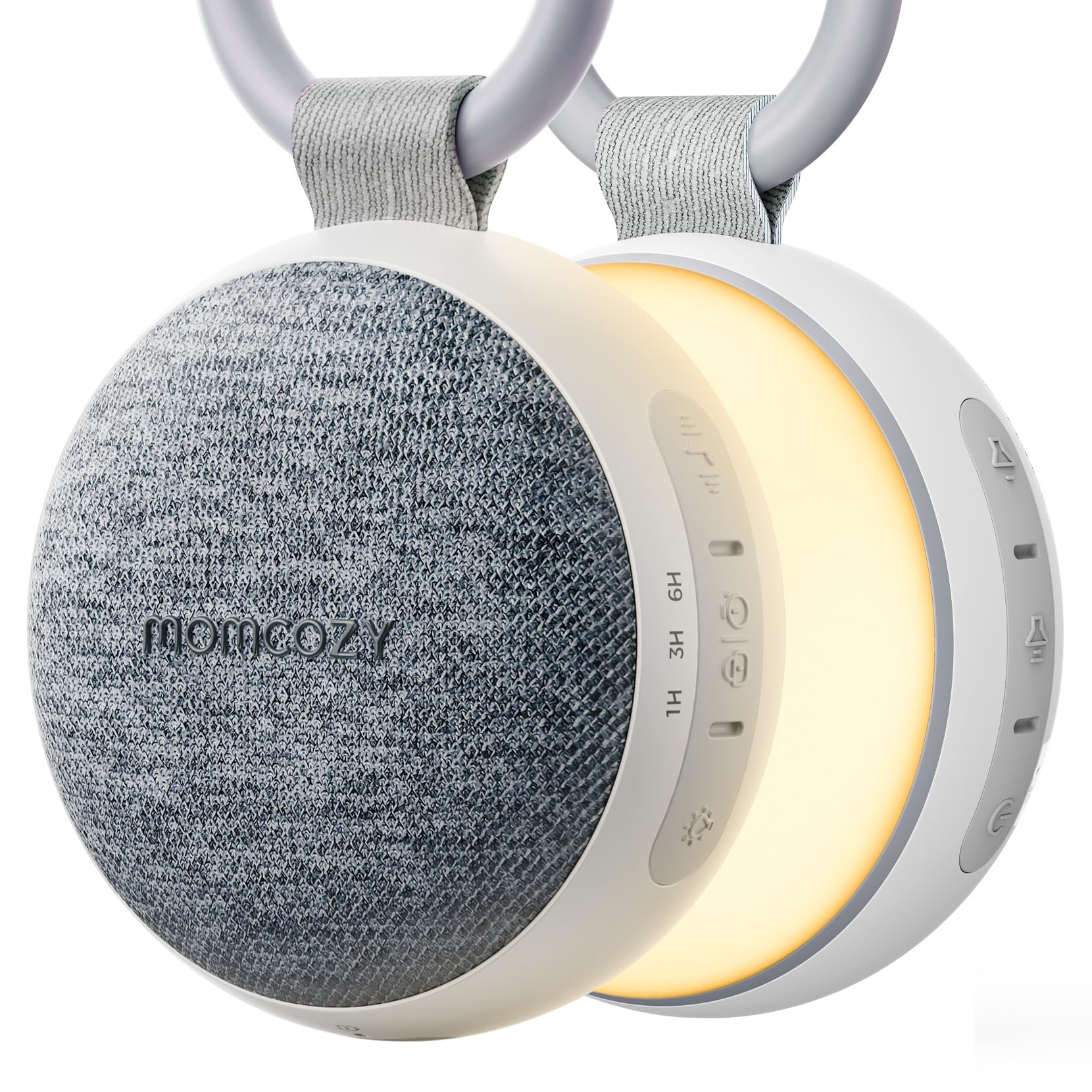 Momcozy Portable Sound Machine with Night Light, White Noise Soun by Momcozy - Angle View 10