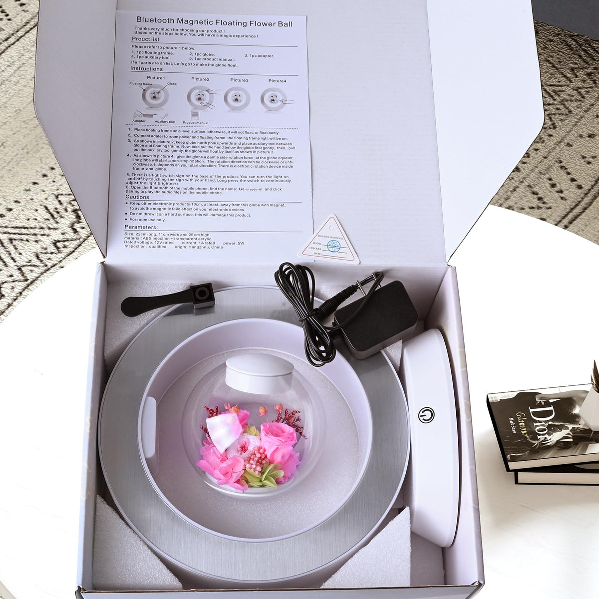 LoveLin Magnetic Levitation Table Lamp with Bluetooth - LoveLin Official Imagery - 7