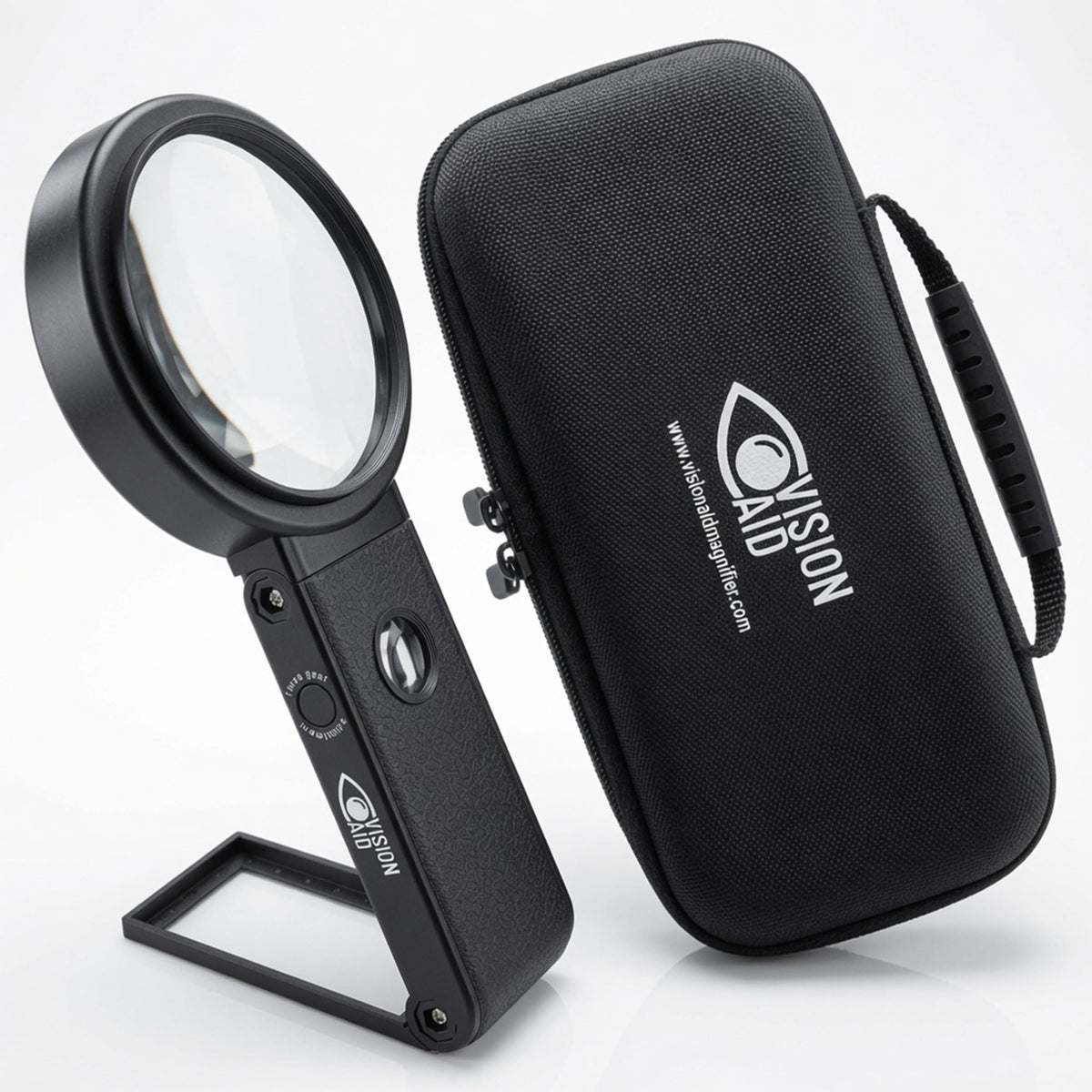 30X 10X Hands Free Magnifying Glass with Stand USB - Vision Aid Official Imagery - 1