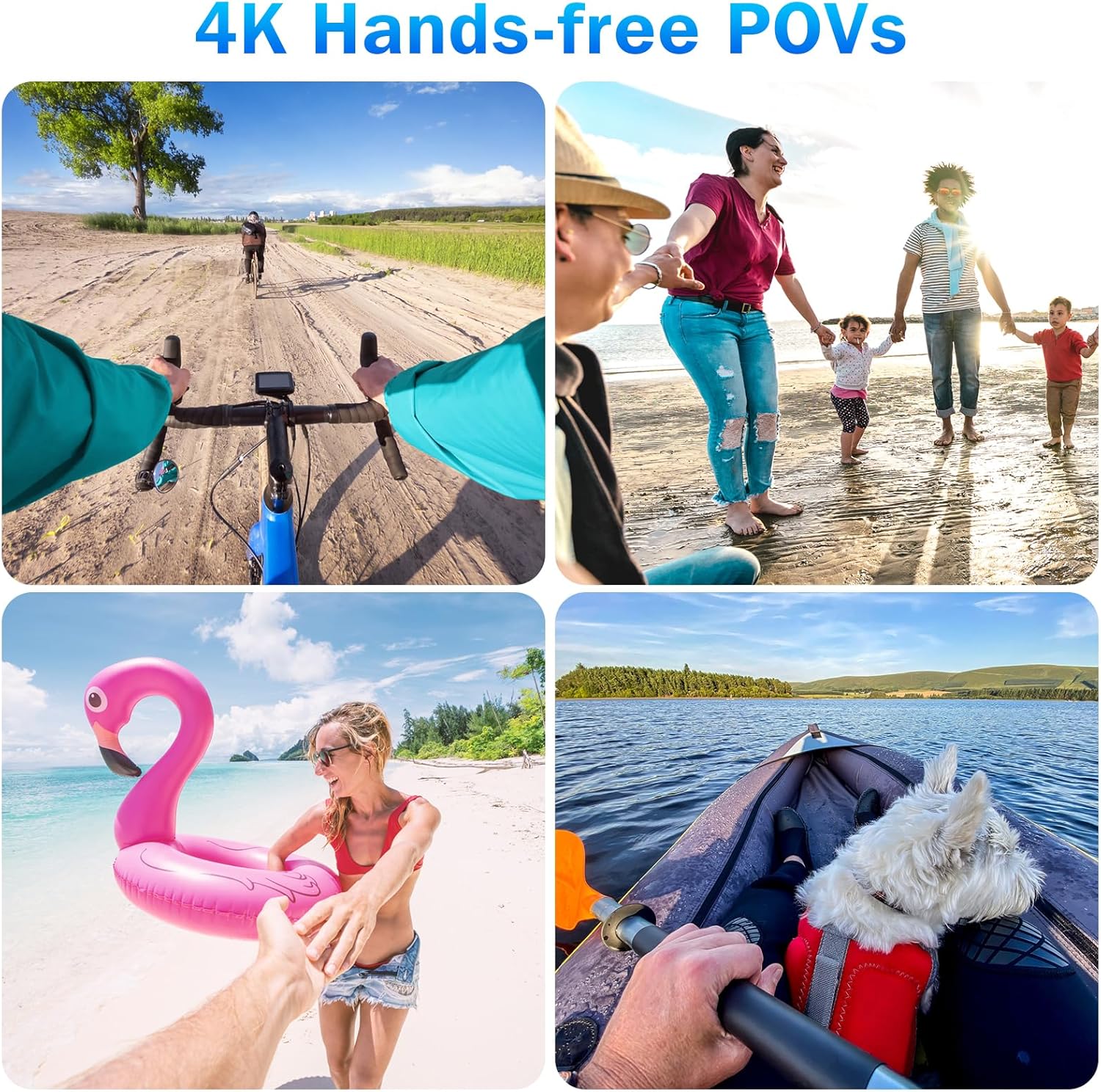 Sixmou i3 4K thumb action camera showing compact size and versatile mounting options on a small, lightweight body camera.