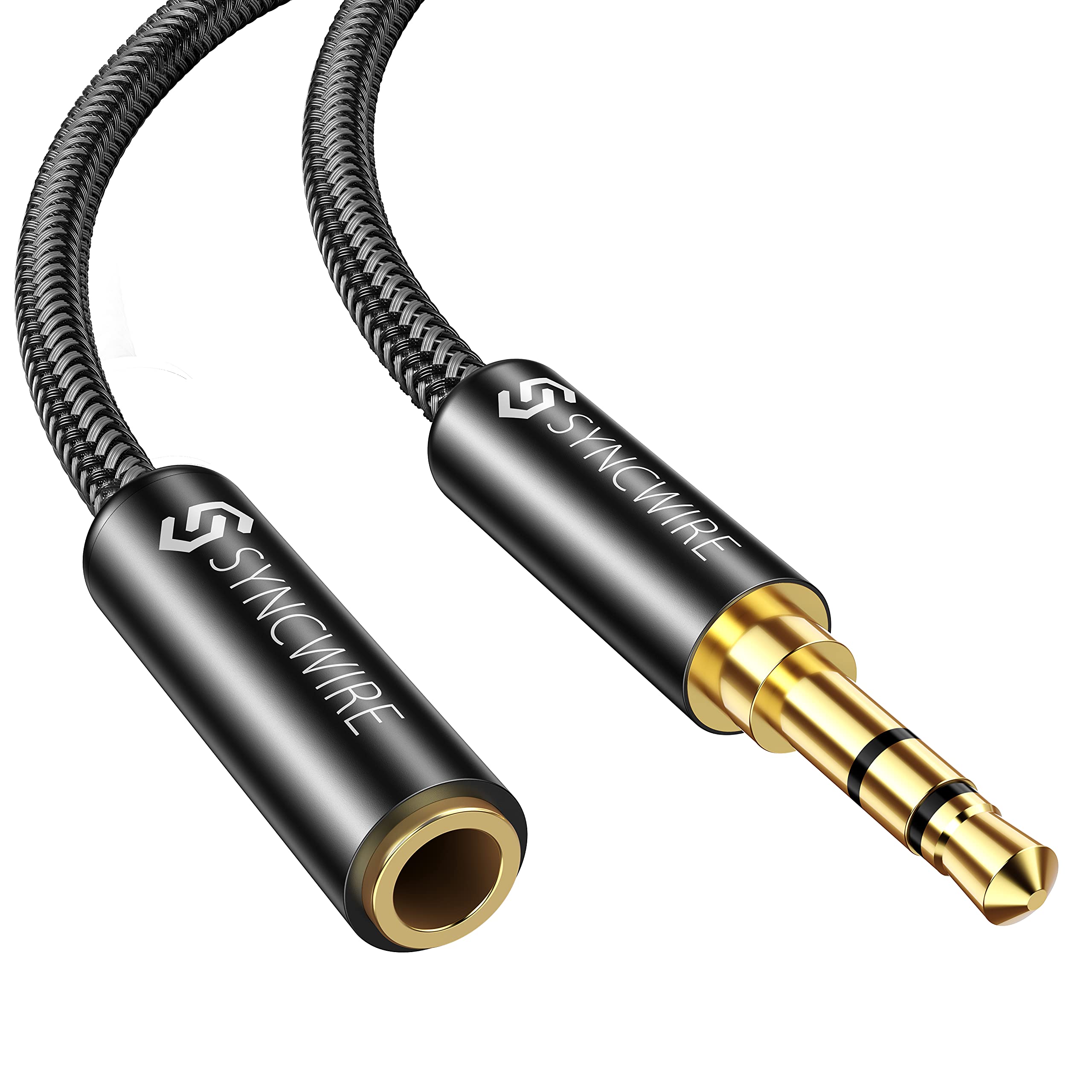 Syncwire 3.5mm Male to Female Stereo Audio Extension Cable     Ny by SYNCWIRE - Angle View 2