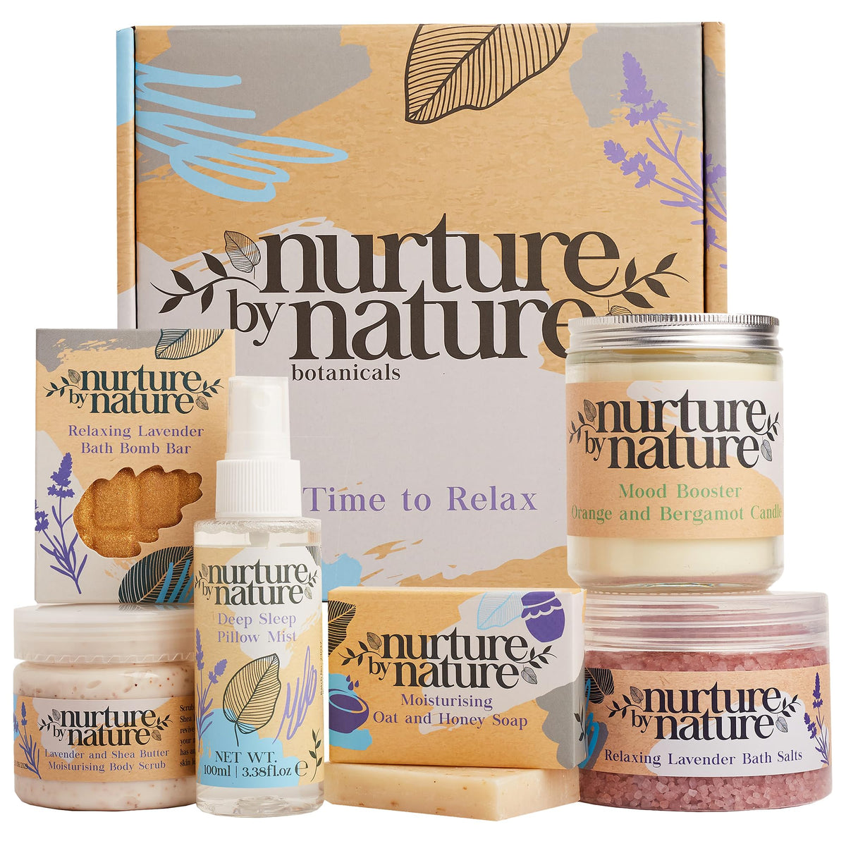 Nurture by Nature Spa Gift Baskets for Women - Nurture by Nature Botanicals Official Imagery - 2