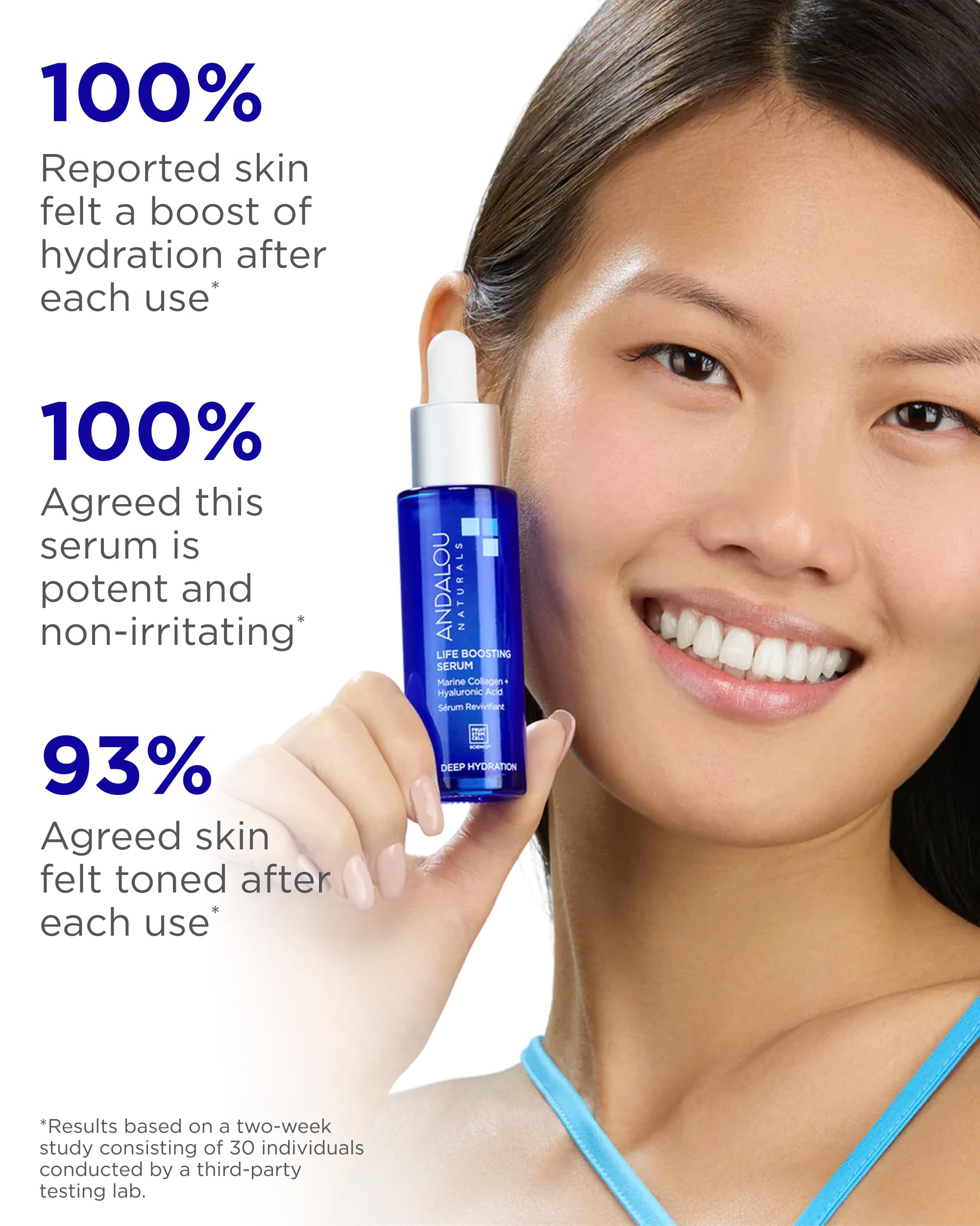 Andalou Naturals Collagen + Hyaluronic Acid Serum for Face - Andalou Naturals Official Product View 5