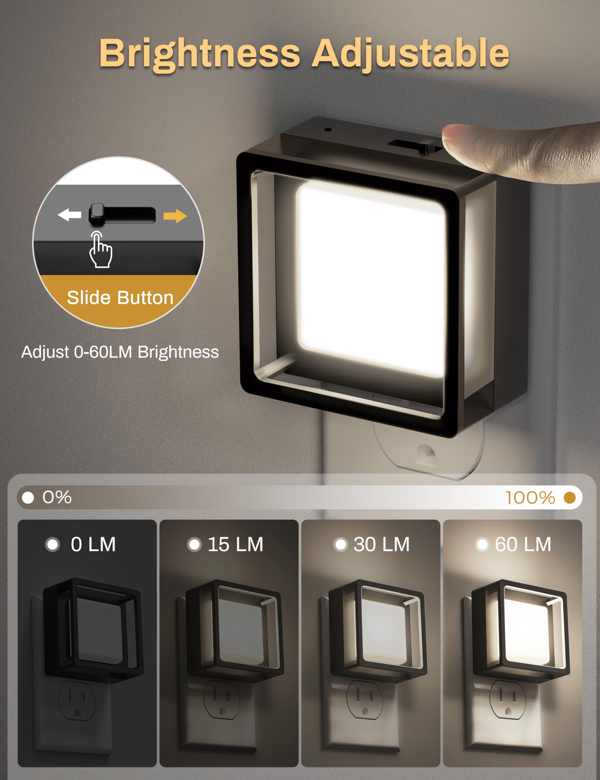 DORESshop Night Light  ,LED Night Light with Dusk to Dawn Sensor - DORESshop Official Product View 2