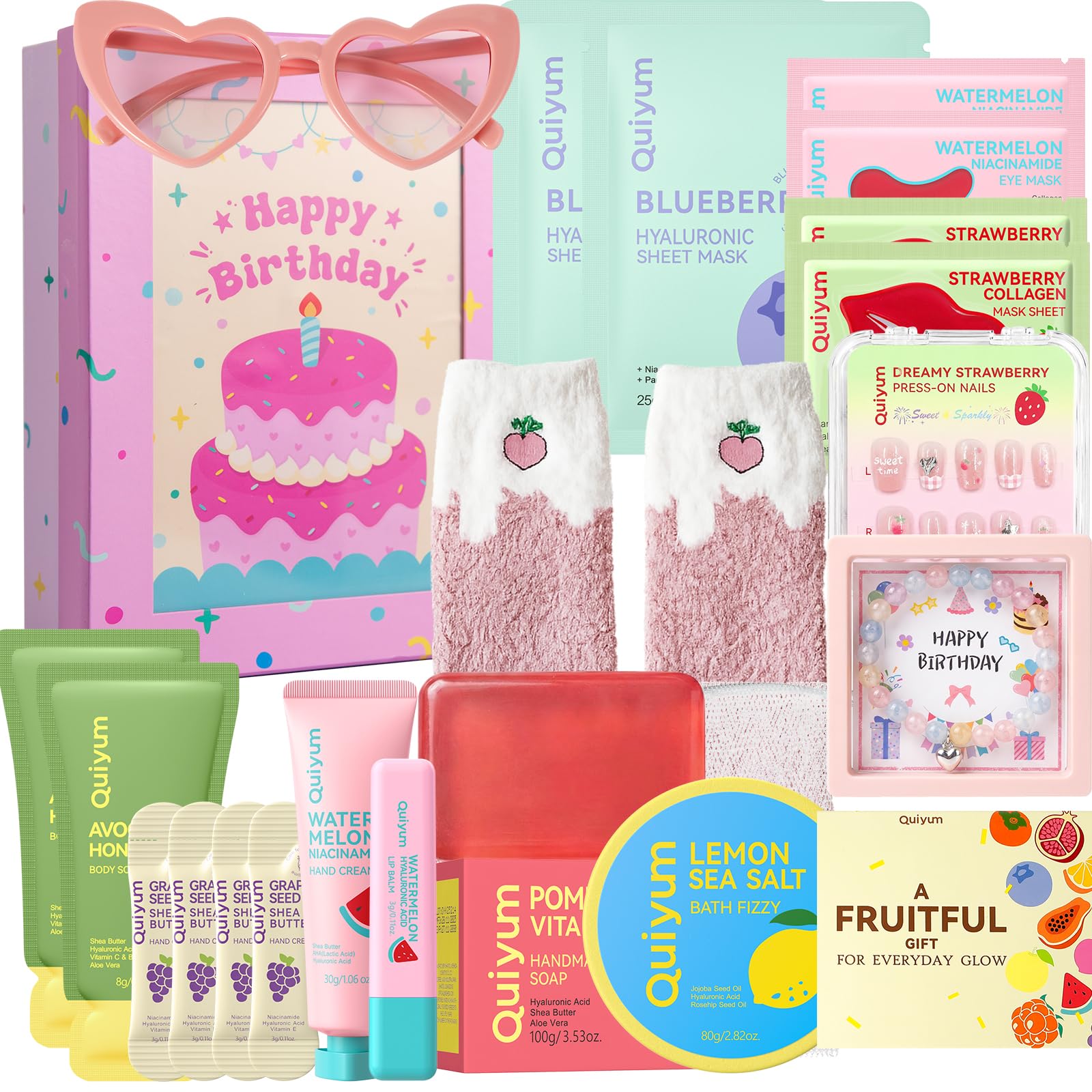 Fruit Skincare Birthday Gift Set for Teenage Girls & Women, - Product Imagery