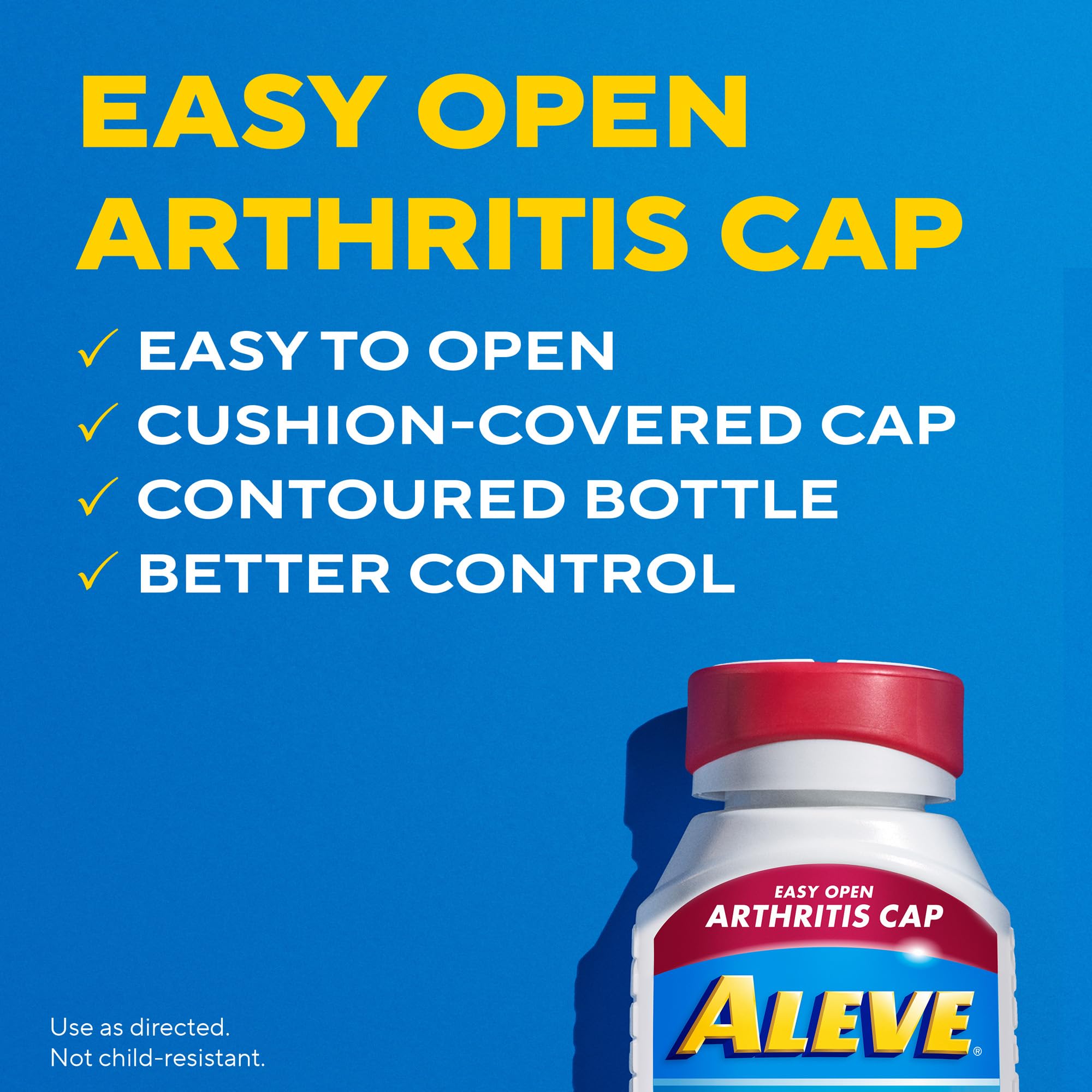 Aleve Gelcaps Easy Open Arthritis Cap, 160 Count