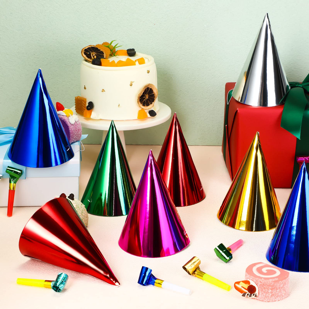 Sotiff 200 Pcs Birthday Party Hats and Blowers Bulk Set for - Sotiff Official Imagery - 7