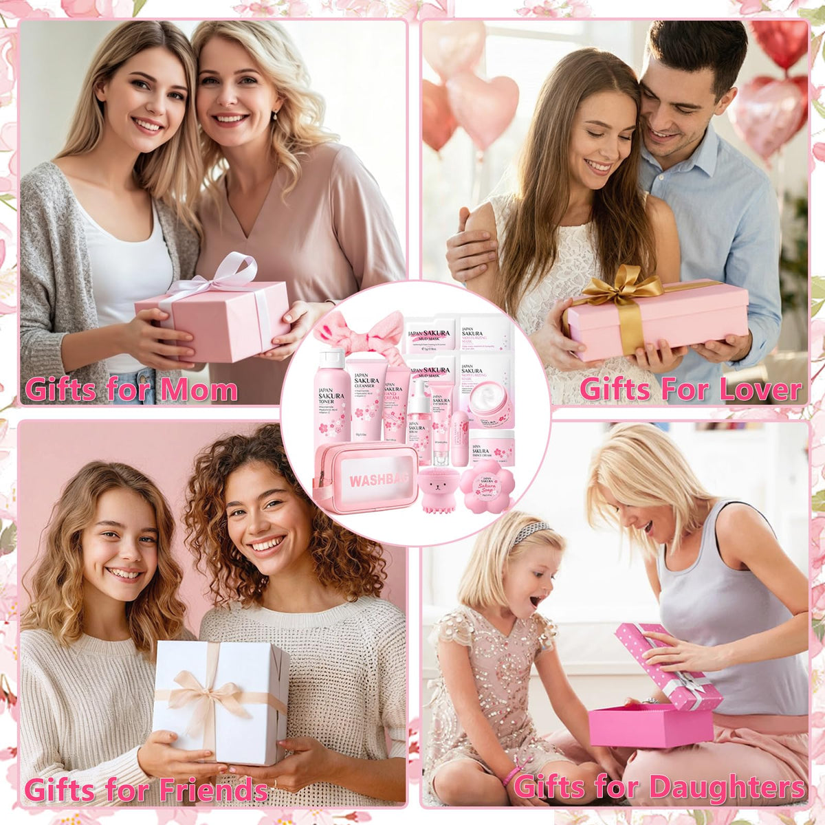 Sakura Skin Care Set for Kids Teen Girls 15PCS Daily Gentle - BliBling Official Imagery - 8