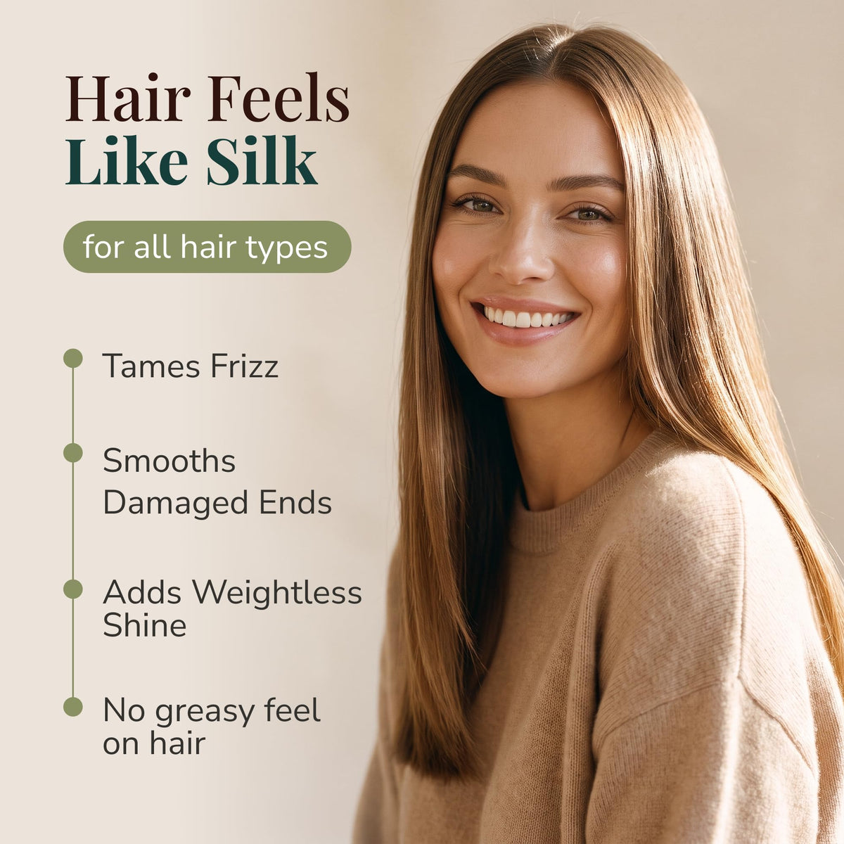 Organic Argan Oil for Hair Face Skin 100 Pure USDA Certified - Ella & Eden Official Imagery - 5