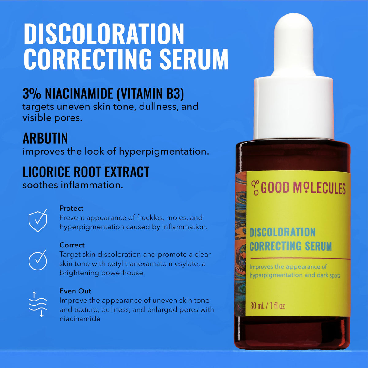 Good Molecules Brightening Skincare Set Discoloration Serum - Good Molecules Official Imagery - 5