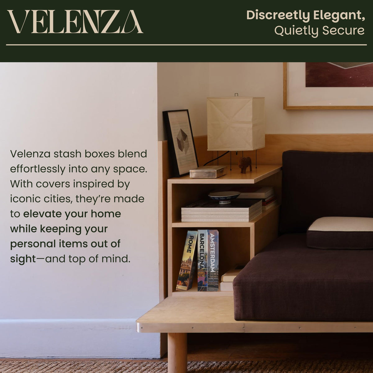 Cities Faux Book Storage Box - Velenza Official Imagery - 4
