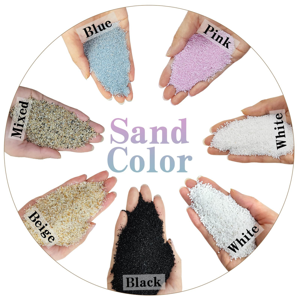 Aquarium Sand for Freshwater Tank 20 lbs Turtle Sand - FANTIAN Official Imagery - 3