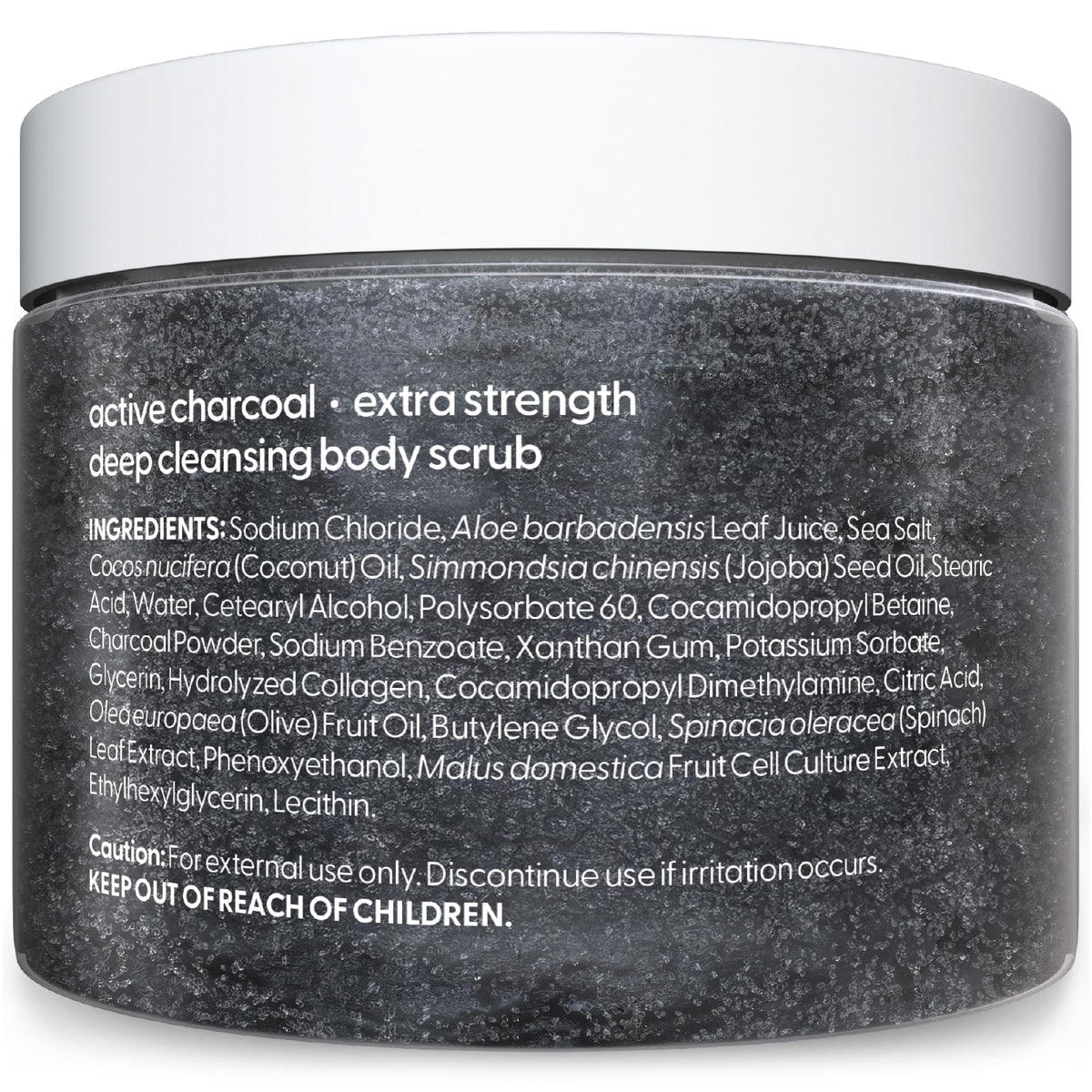 Exfoliating Charcoal Scrub for Body with Collagen Stem Cells - M3 Naturals Official Imagery - 4