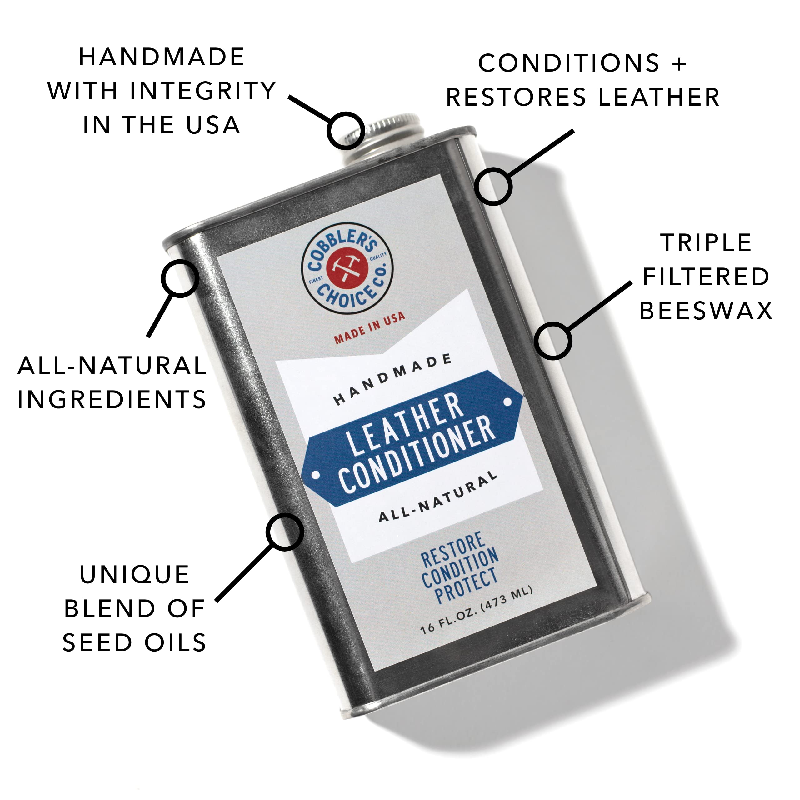 Cobbler s Choice Leather Conditioner - Cobbler's Choice Co. Finest Quality Official Imagery - 6