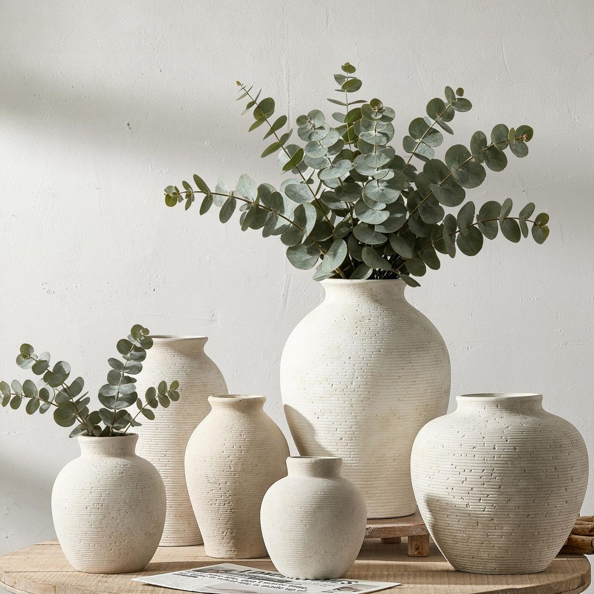 Ceramic Flower Vase Home Decor - Vanselia Official Imagery - 7