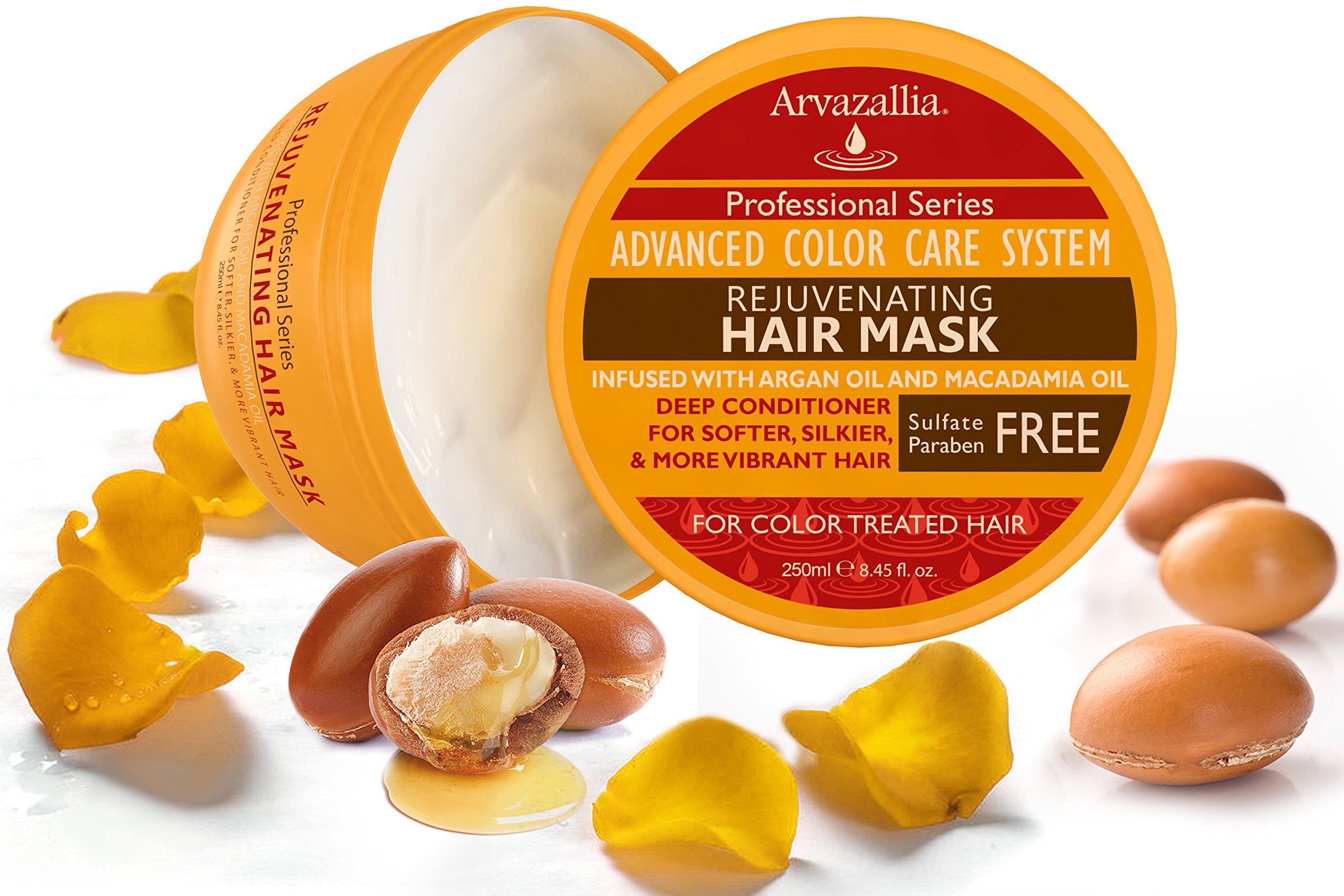 Arvazallia Rejuvenating Hair Mask for Color Treated Hair with Argan Oil - Arvazallia Official Product View 4