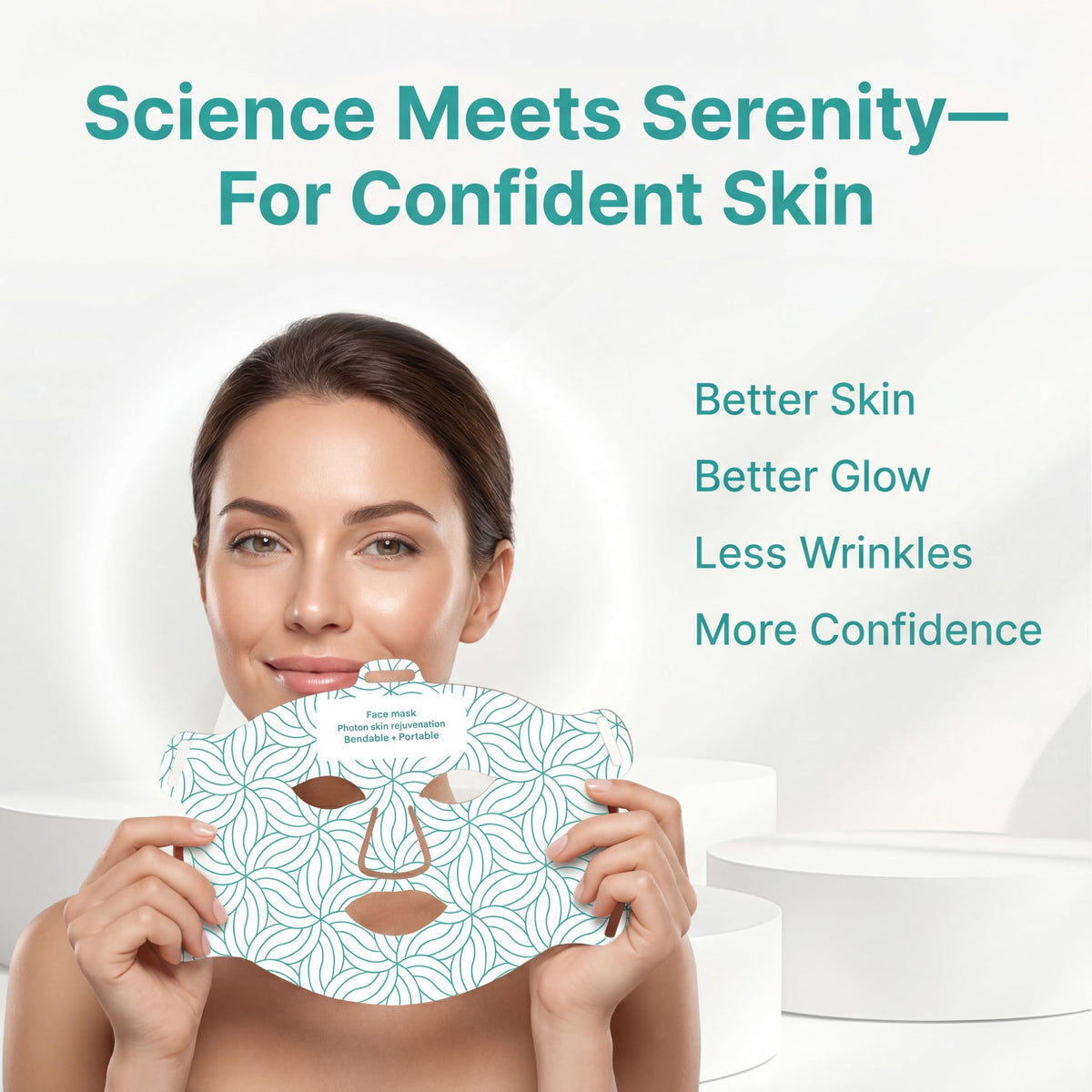 FDA Cleared LED Light Therapy Mask for Face - Super Supply Bros Official Imagery - 8