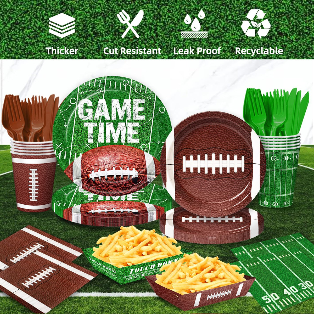 Football Party Decorations - Actilize Official Imagery - 6