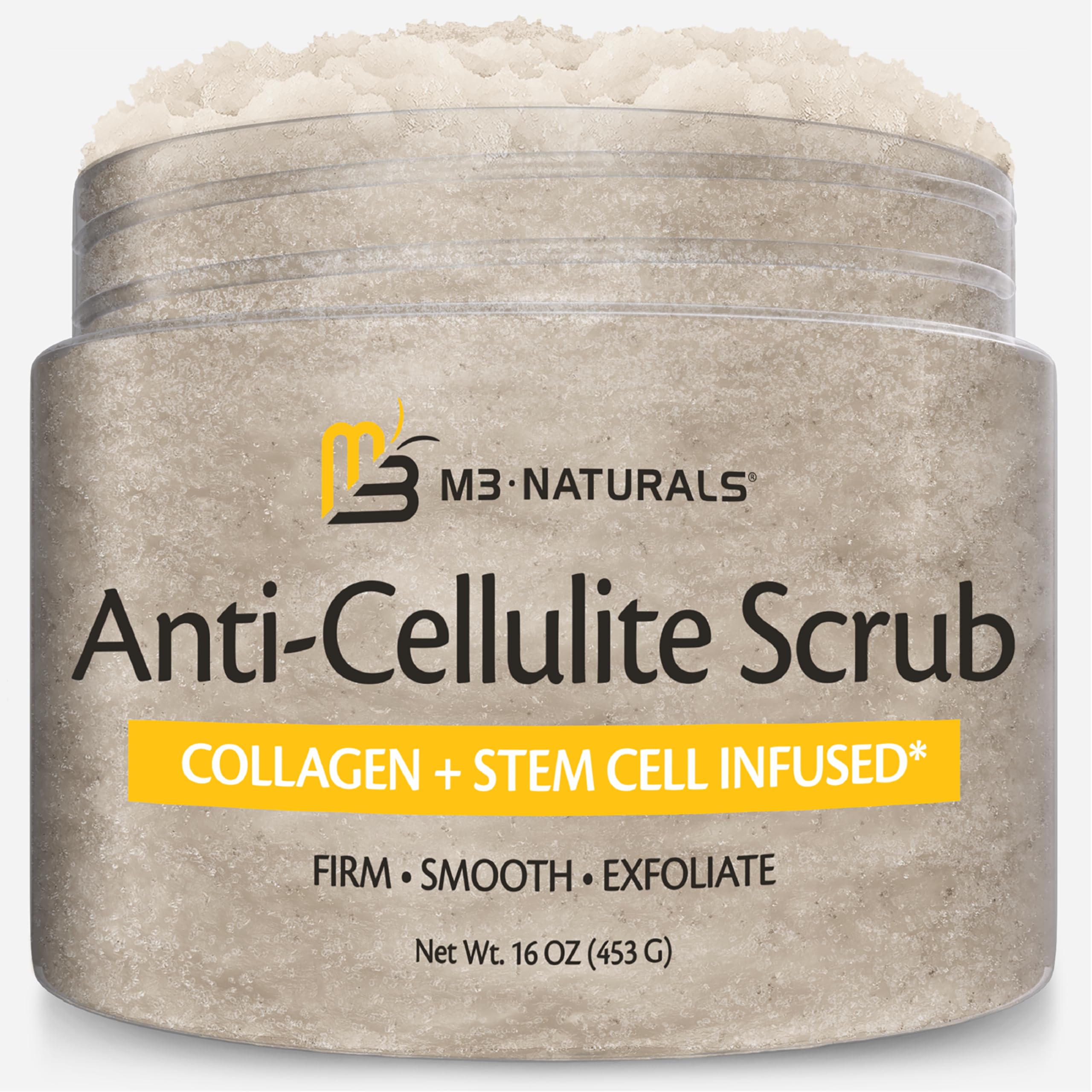 M3 Naturals Exfoliating Himalayan Salt Scrub with Collagen & Stem Cells, by M3 - M3 Naturals Official Product View 9