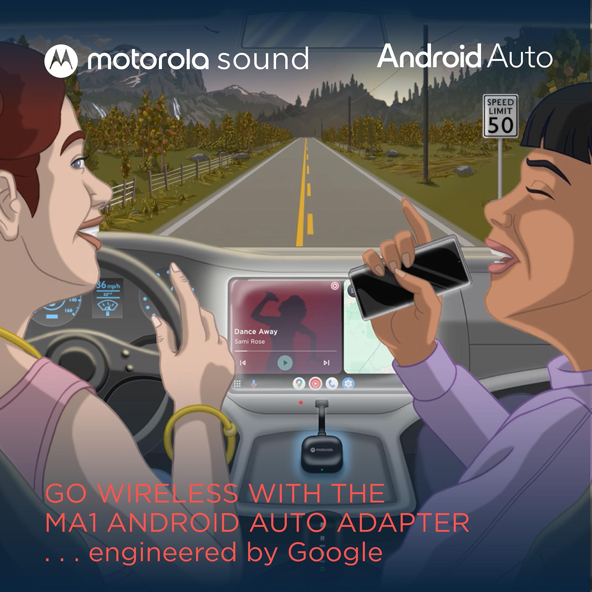 Motorola Sound MA1, the Only Google Authorized Wireless Android A by Motorola Sound - Angle View 2