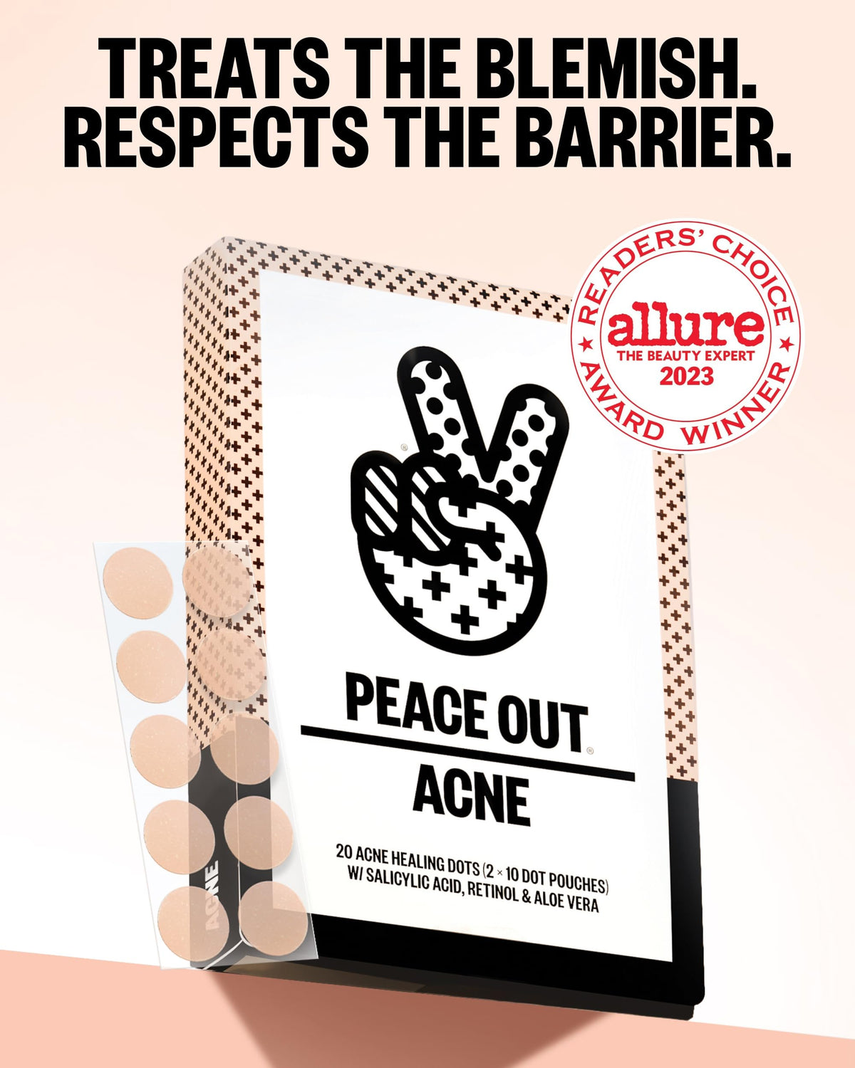 PEACE OUT Acne Healing Dots Hydrocolloid Pimple Patches - PEACE OUT Official Imagery - 8
