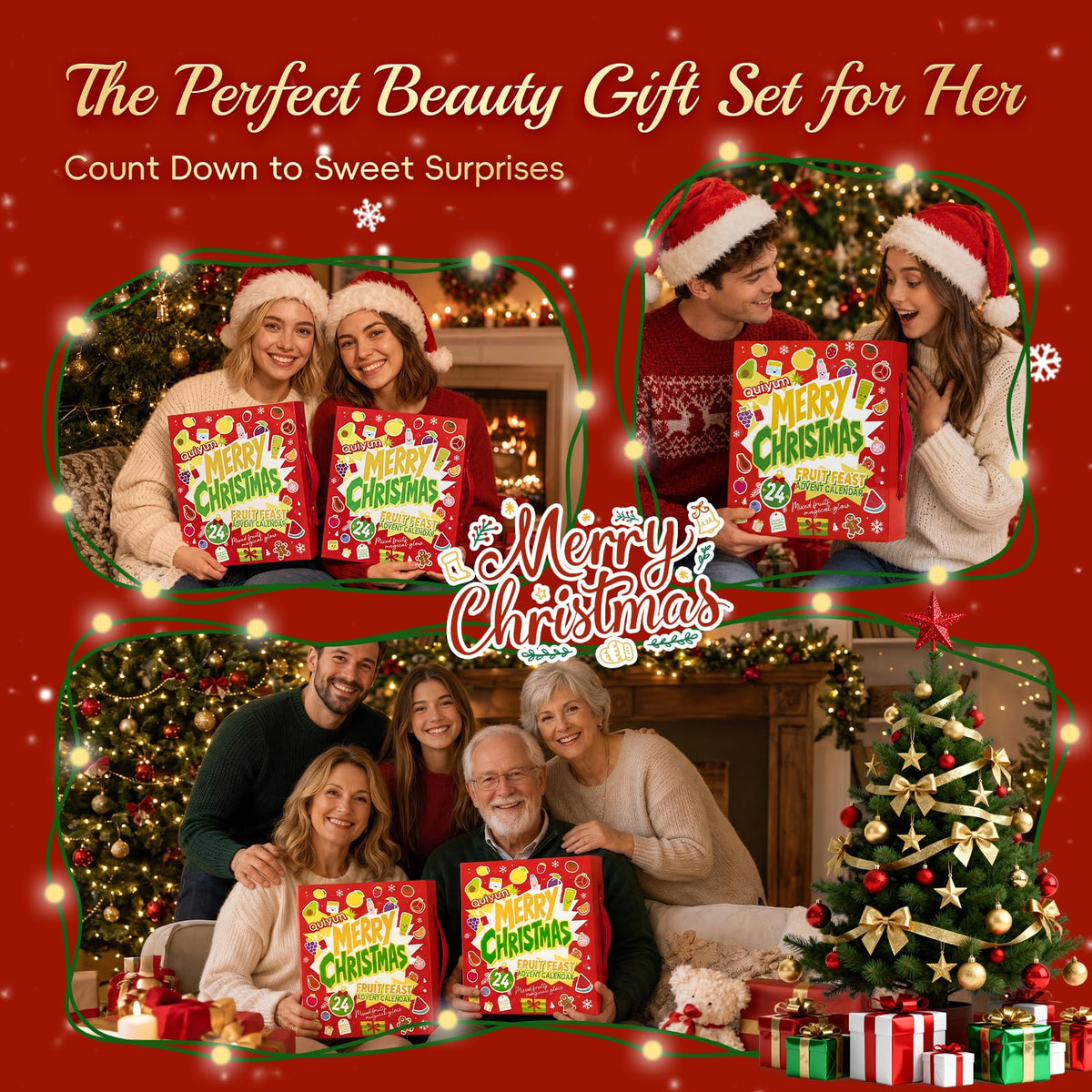 Fruit Skincare Advent Calendars 2026 Facial Body Care Gift - QUIYUM Official Imagery - 8