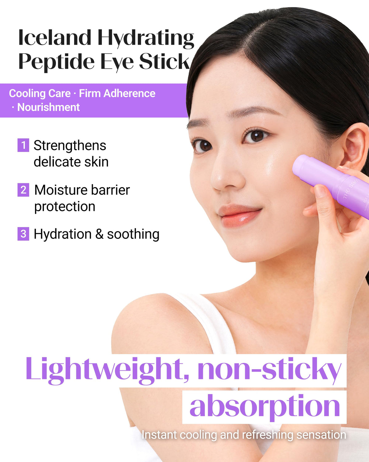 THESAEM Iceland Multi Eye Stick Korean Under Eye Balm for - THESAEM Official Product Imagery - 8